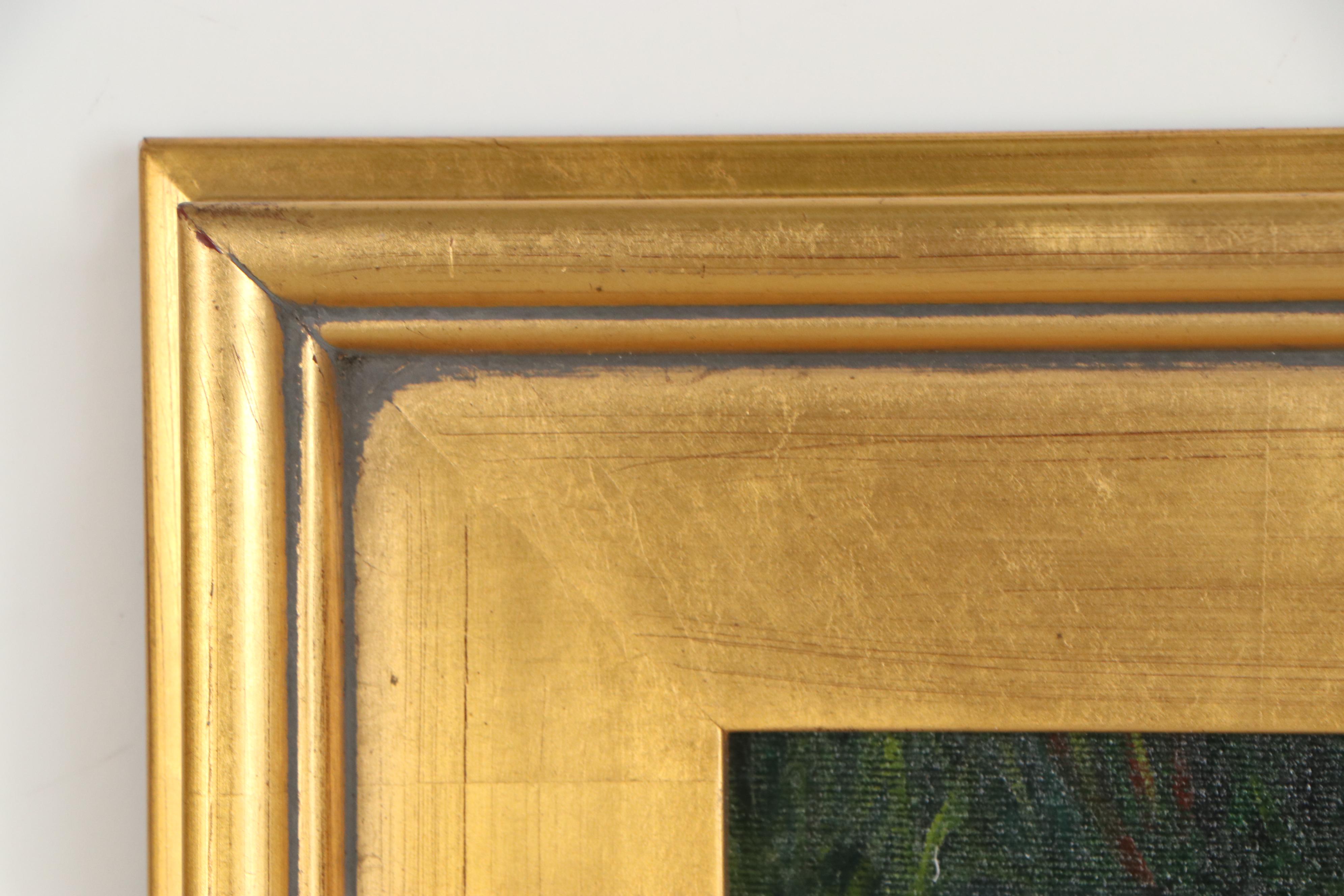 Sanna Still Life Oil Painting "Golden Jar," 2014