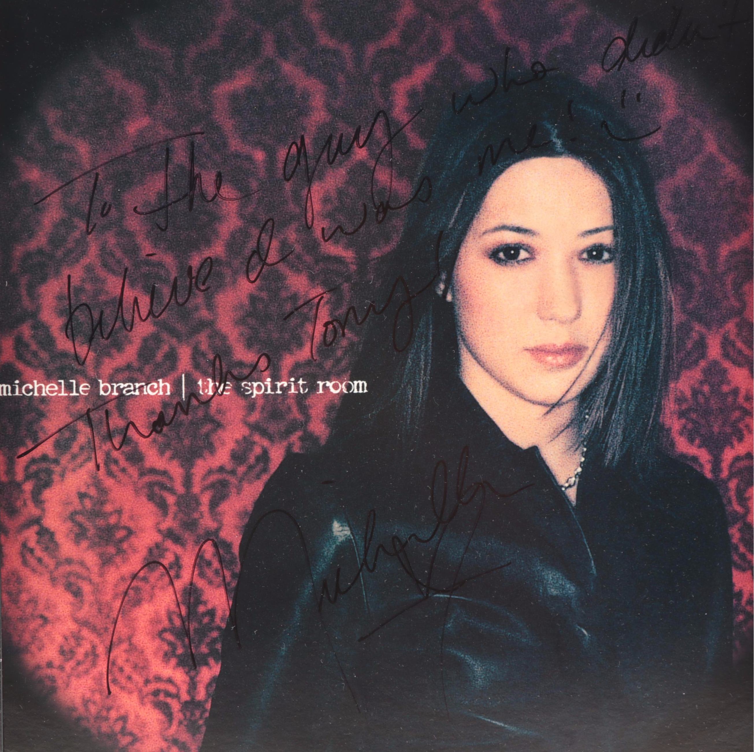 Michelle Branch Signed Framed Album Cover