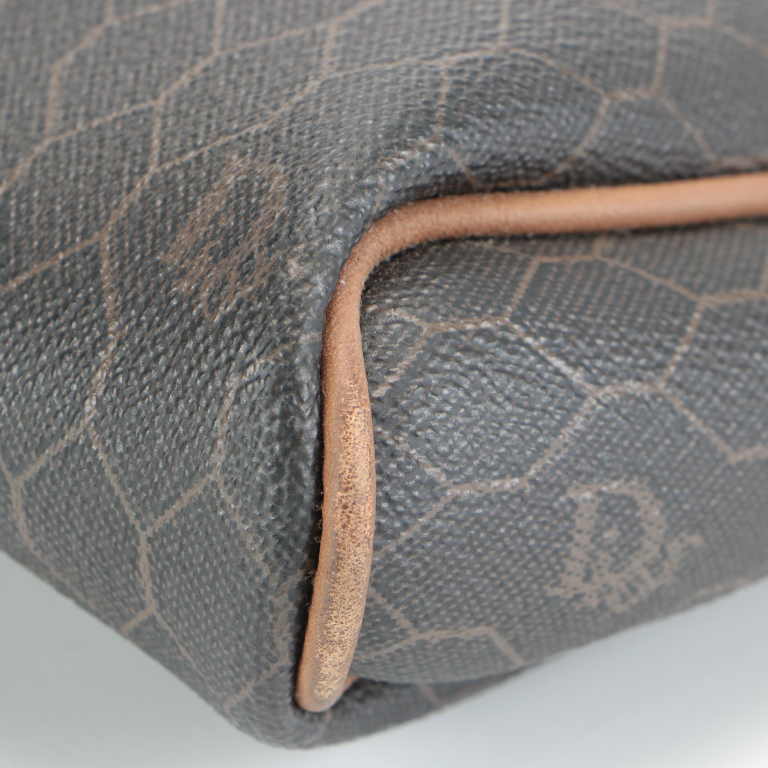 Dior Cosmetic Bag in Honeycomb Monogram Coated Canvas