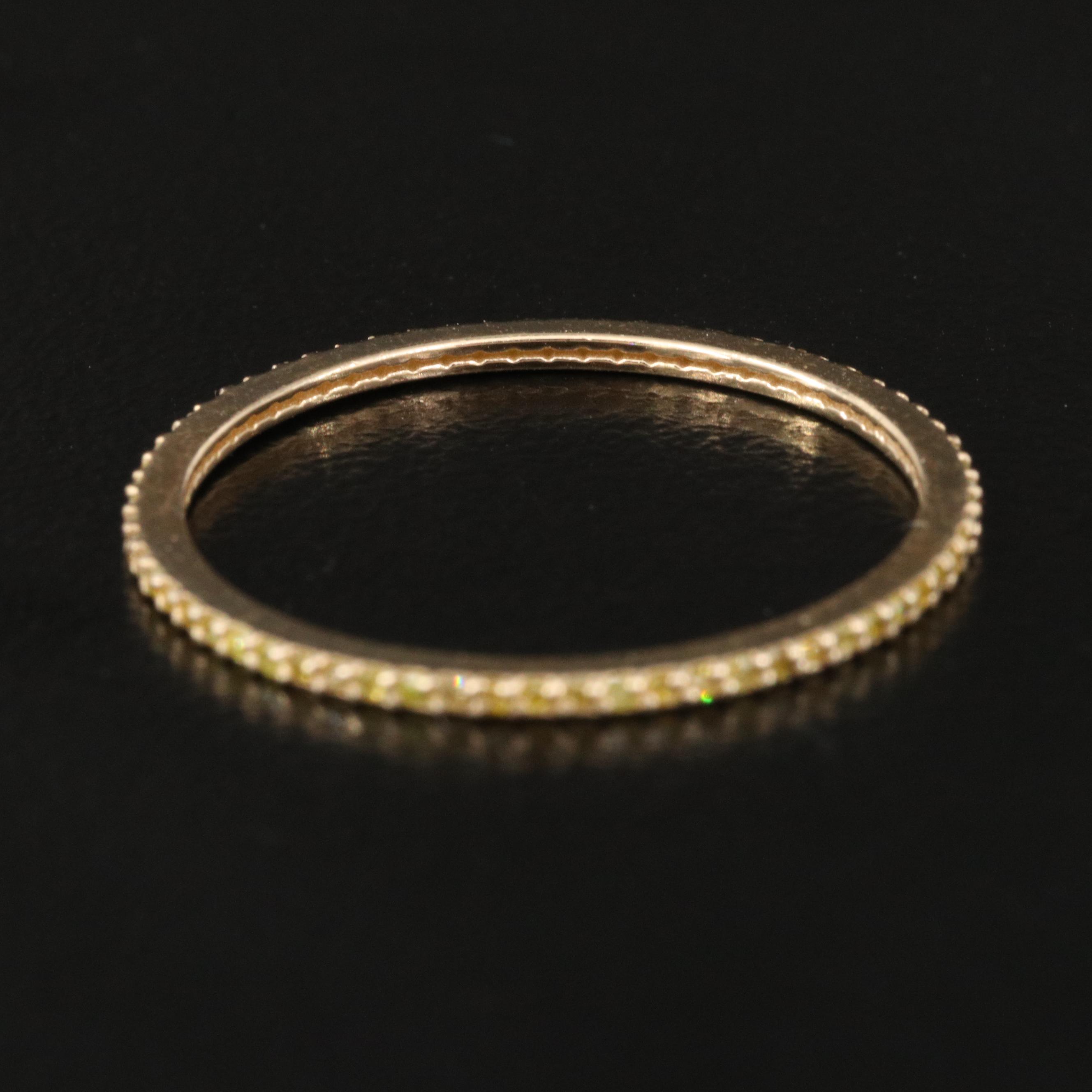 14K Diamond Eternity Band