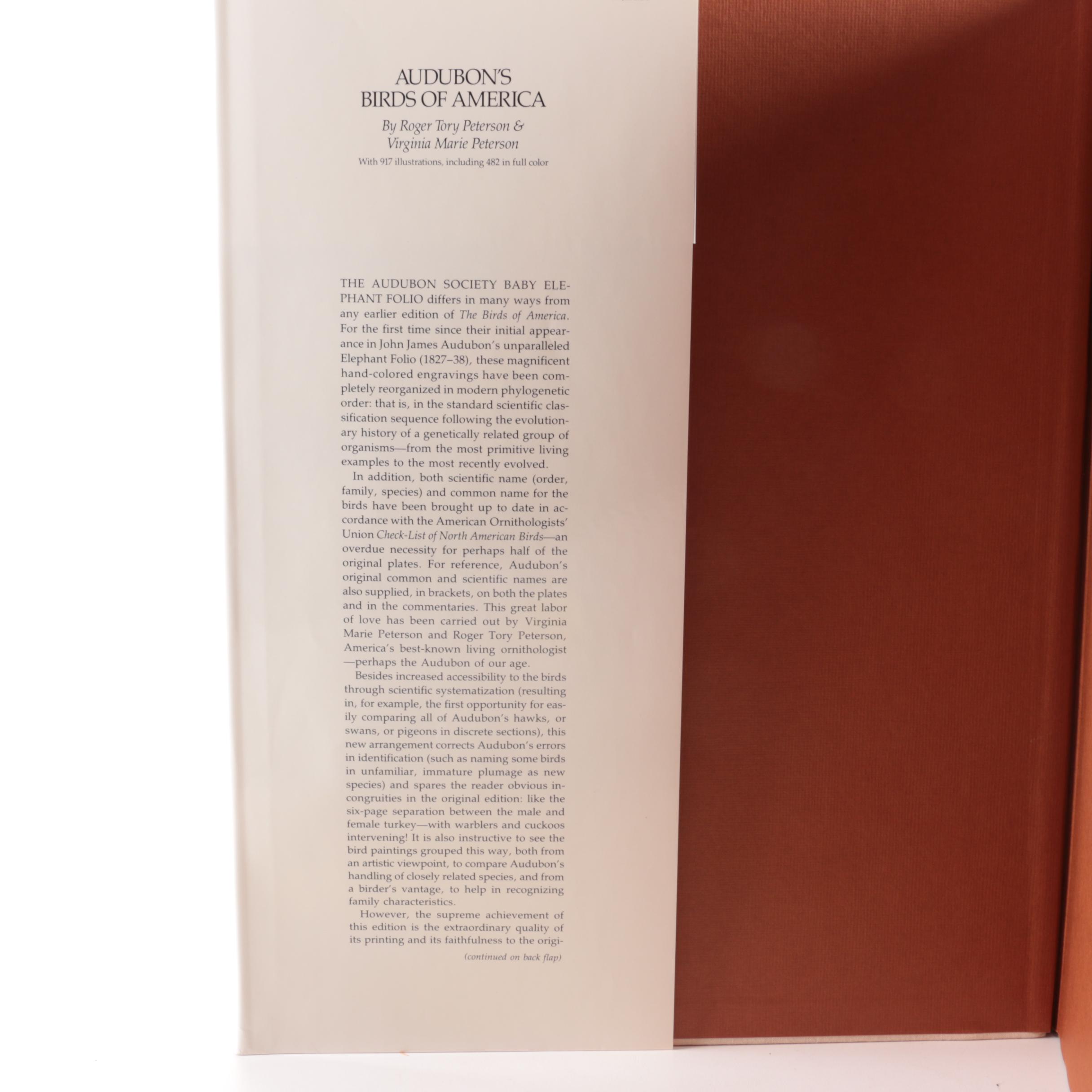 Illustrated "Audubon's Birds of America" Baby Elephant Folio by the Petersons