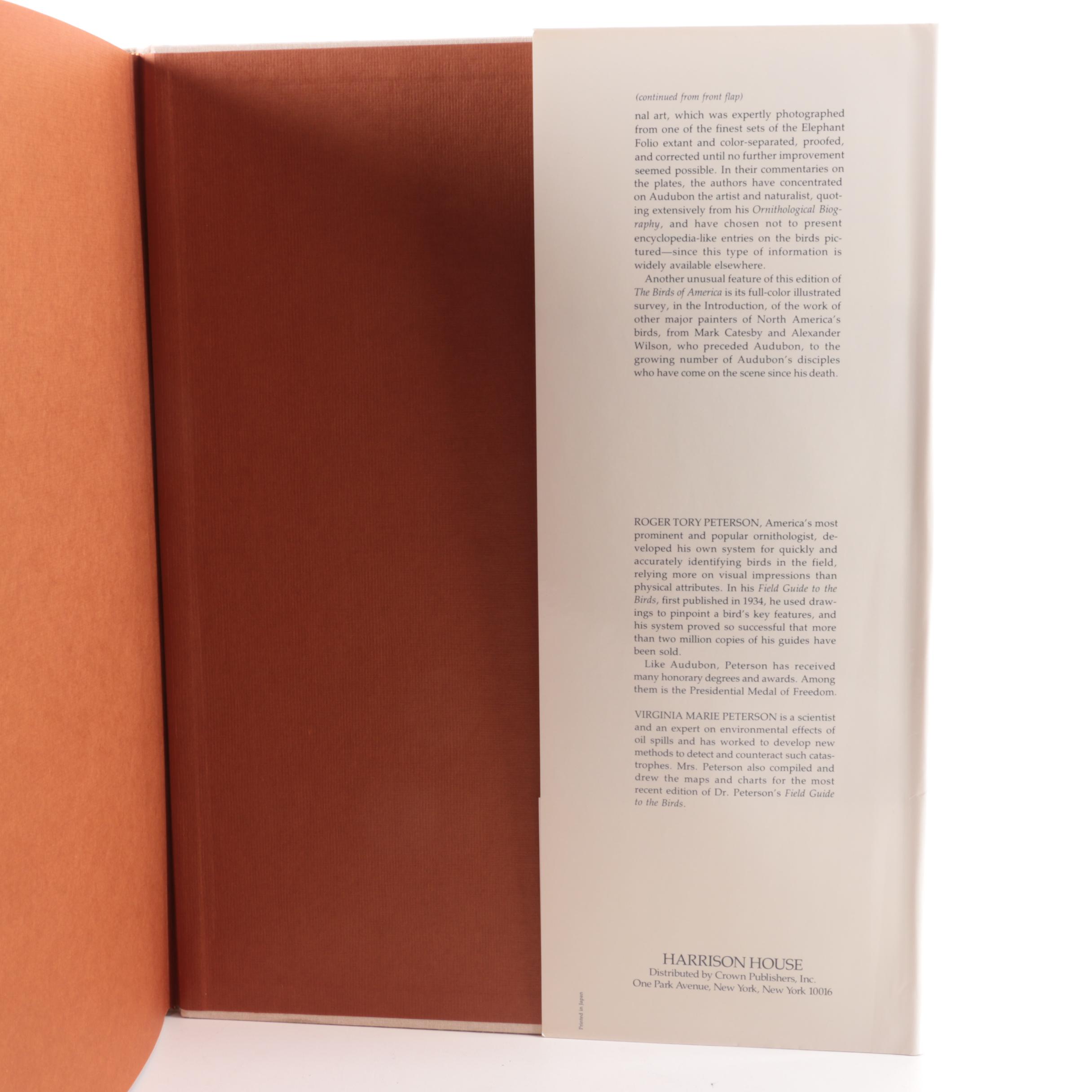 Illustrated "Audubon's Birds of America" Baby Elephant Folio by the Petersons