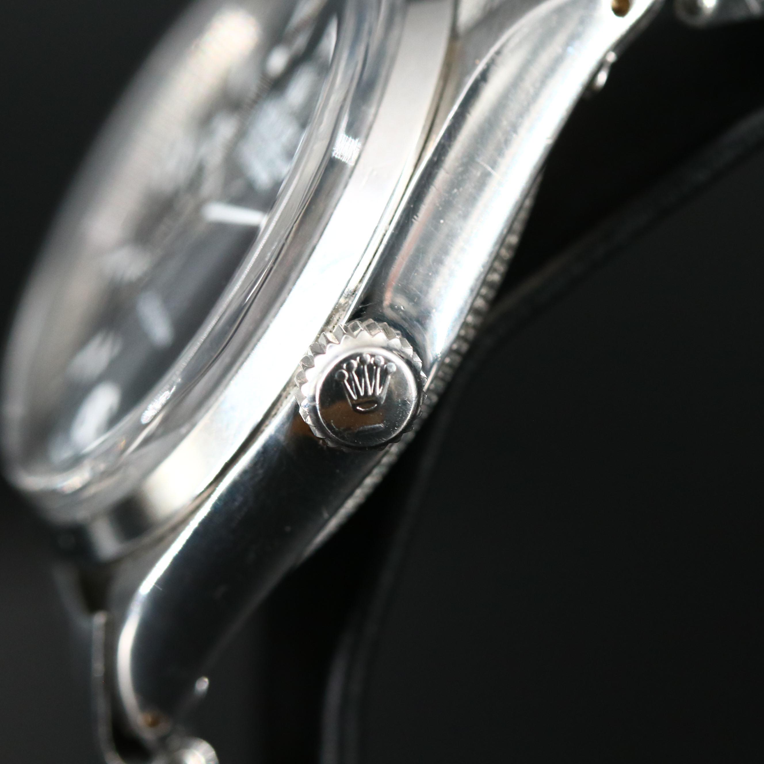 1969 Rolex Air-King Explorer 5500 Stainless Steel Watch