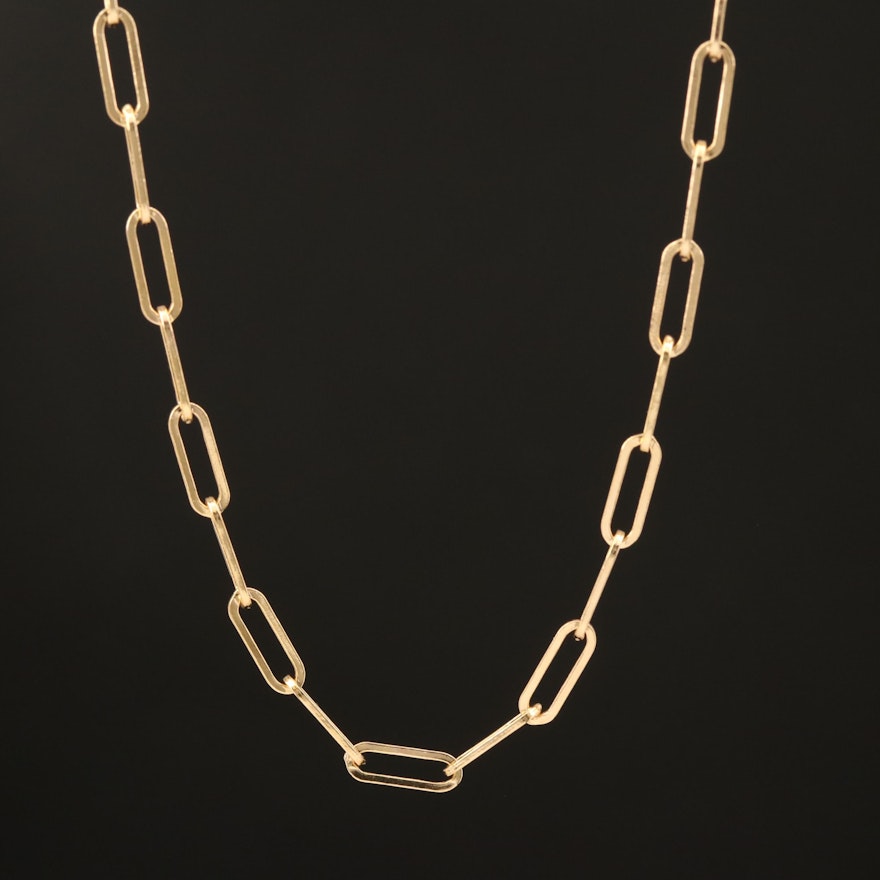 EFFY 14K Rectangle Link Chain