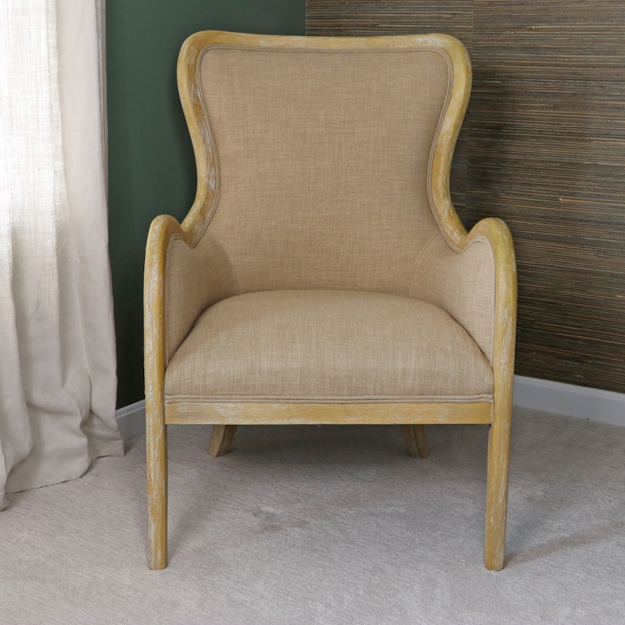 Madison Park Upholstered Wingback Armchair
