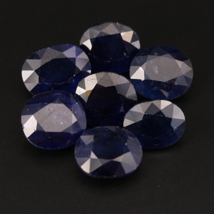 Loose Oval Faceted Corundum