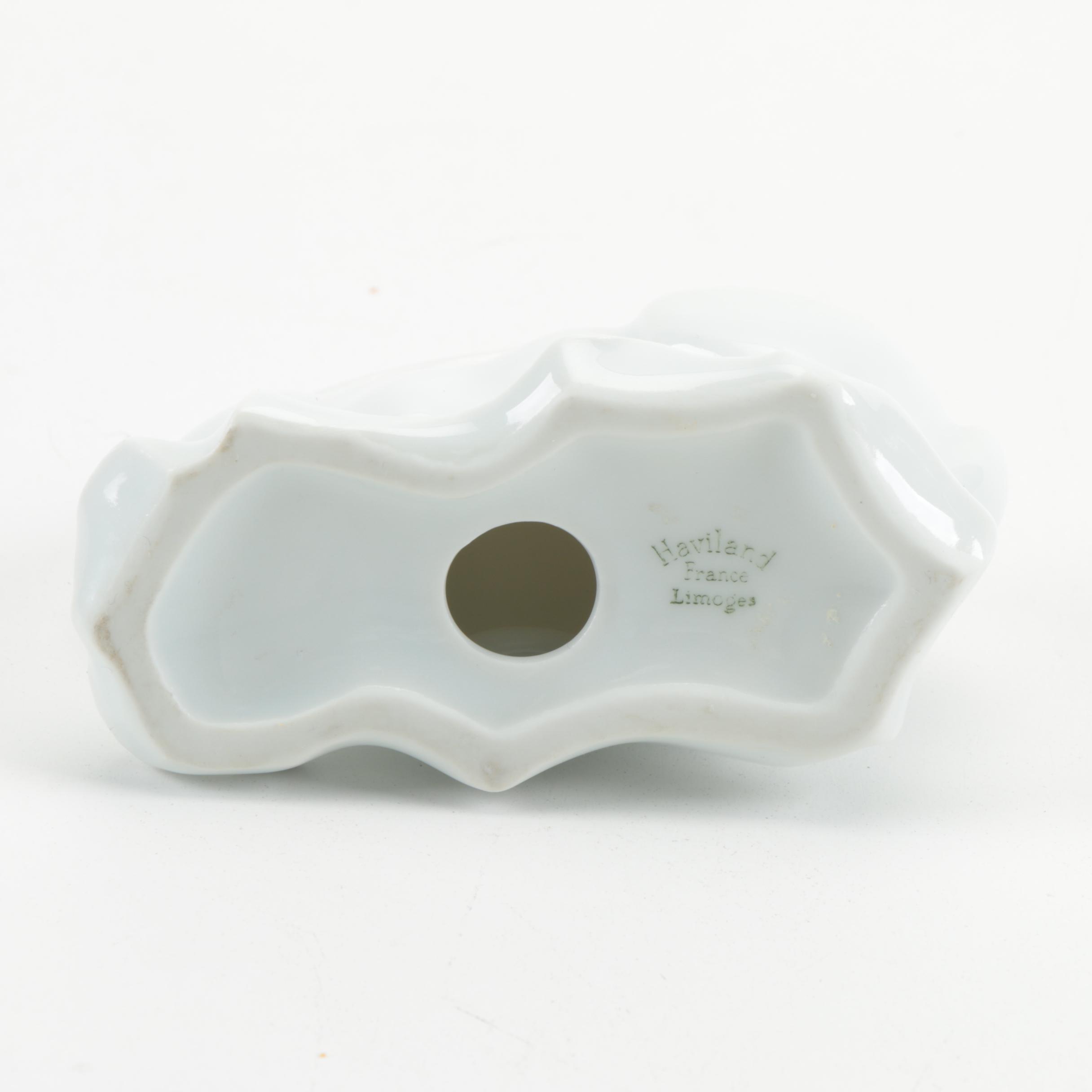 Herend "Rothschild Bird" Shaker with Other Hand-Painted Limoges Porcelain Décor