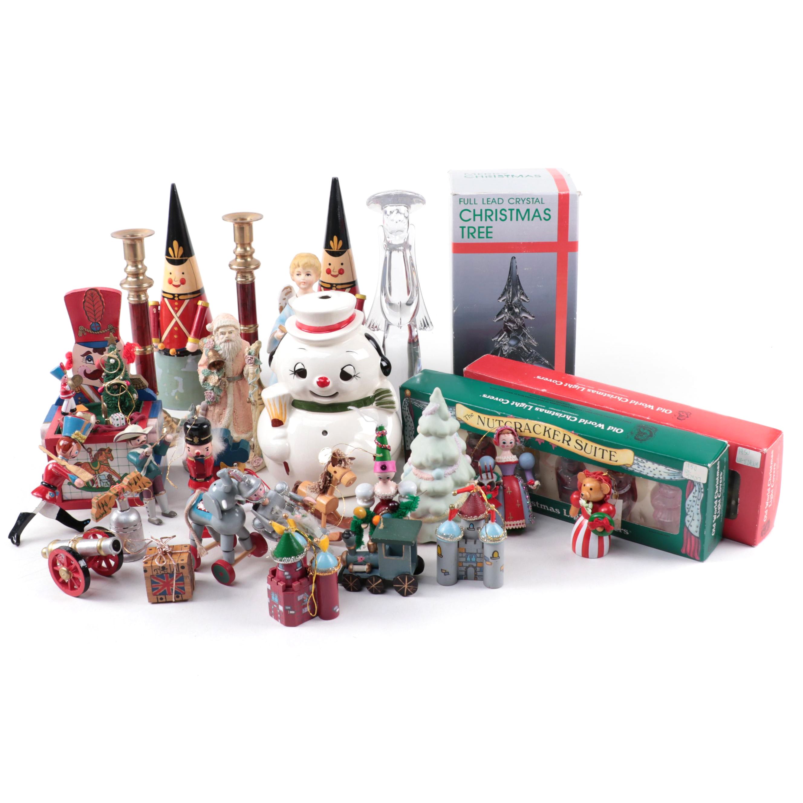 Sigma Crystal Angel Figurine, Precious Moments "Silent Night" Figurine and More