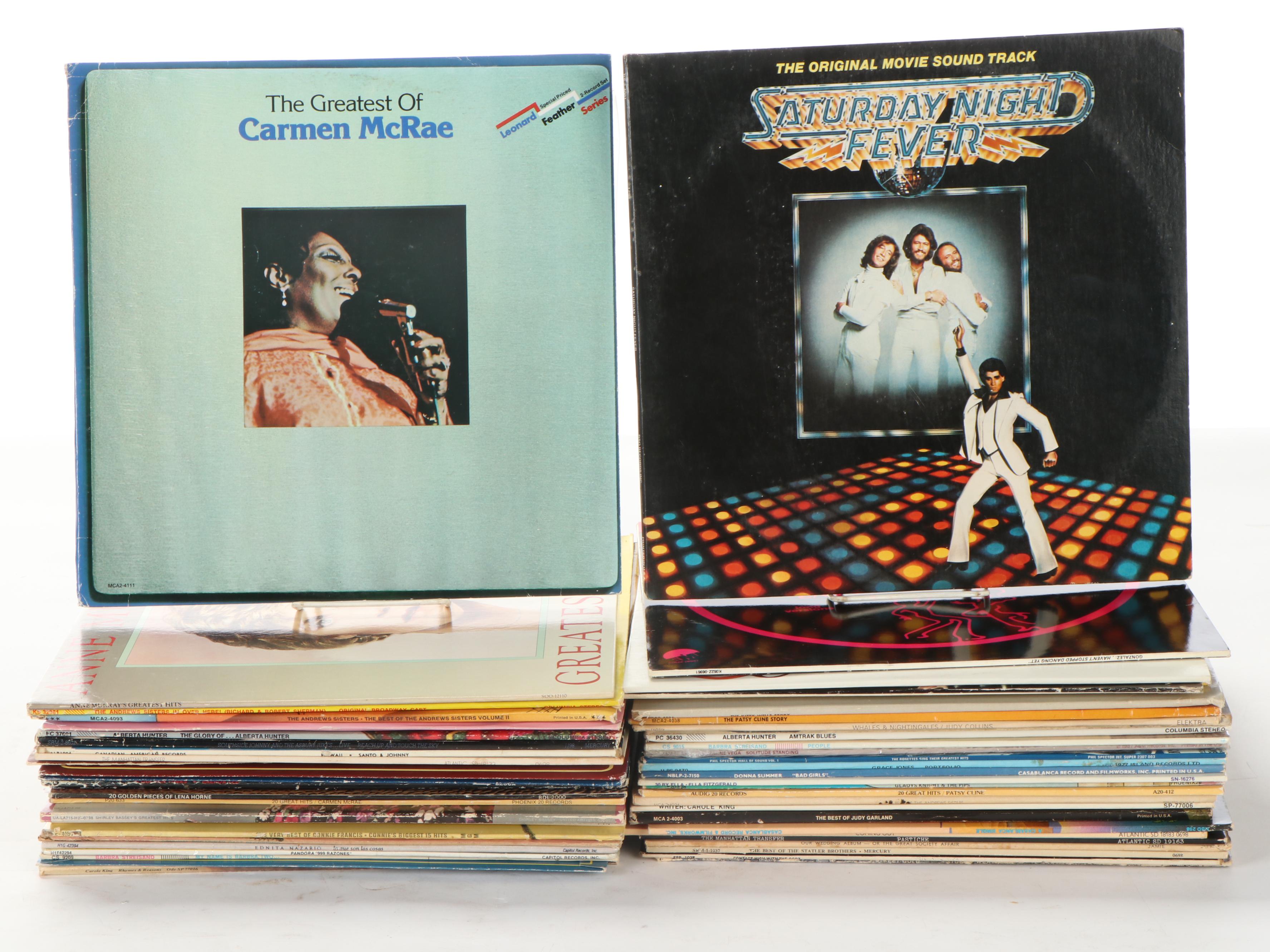 Barbra Streisand, Carole King, Carmen McRae, Patsy Cline, Other LP Records