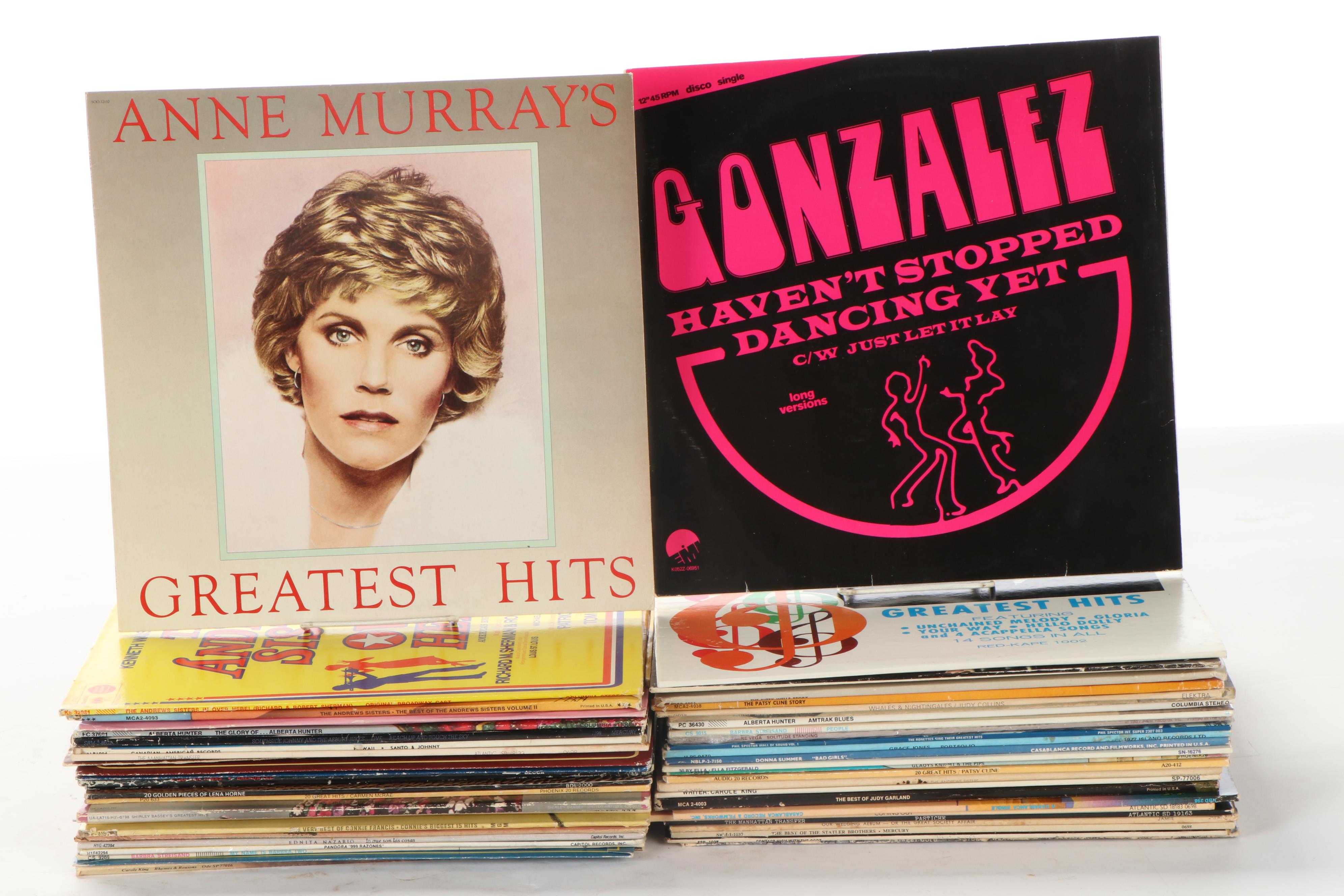 Barbra Streisand, Carole King, Carmen McRae, Patsy Cline, Other LP Records