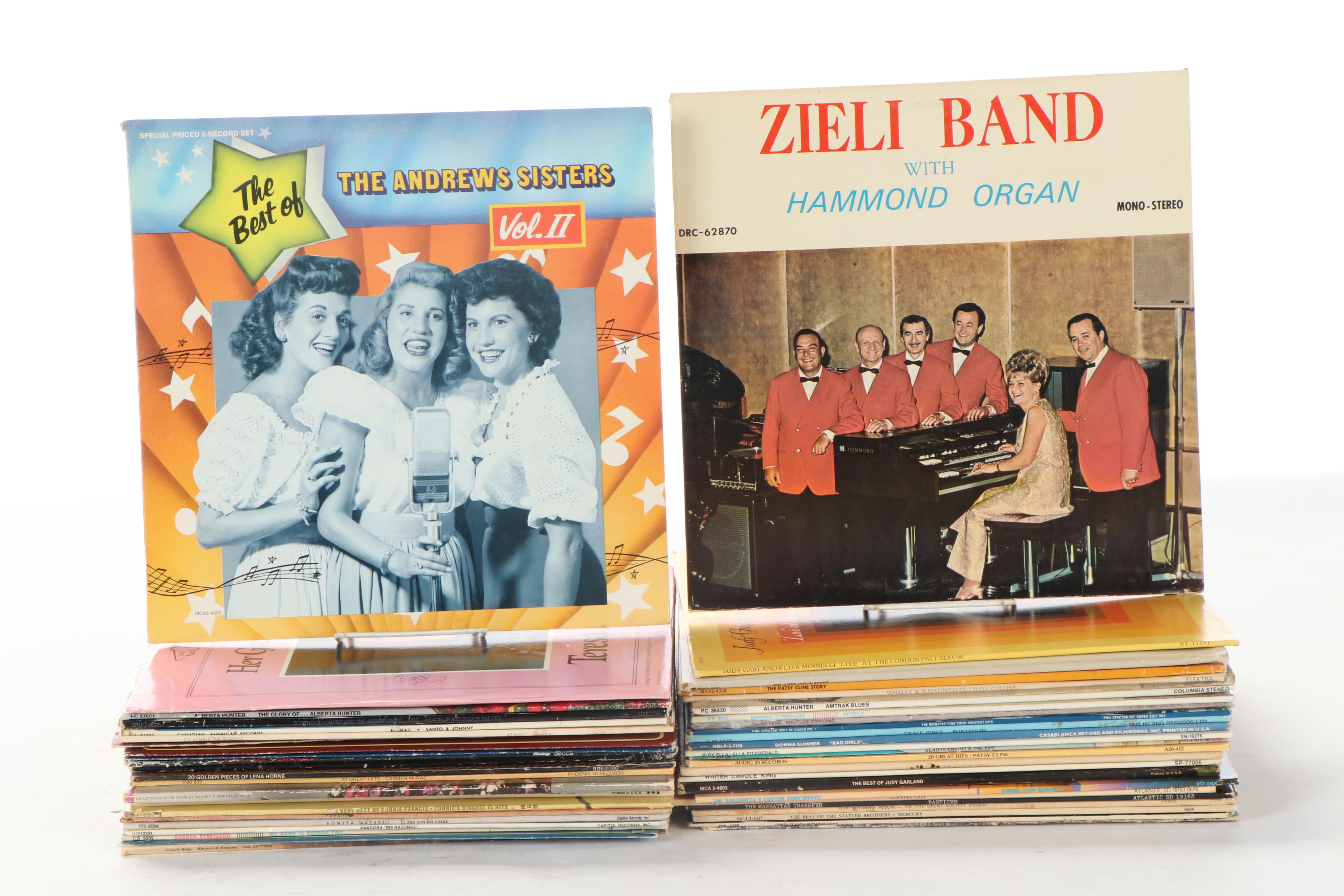 Barbra Streisand, Carole King, Carmen McRae, Patsy Cline, Other LP Records