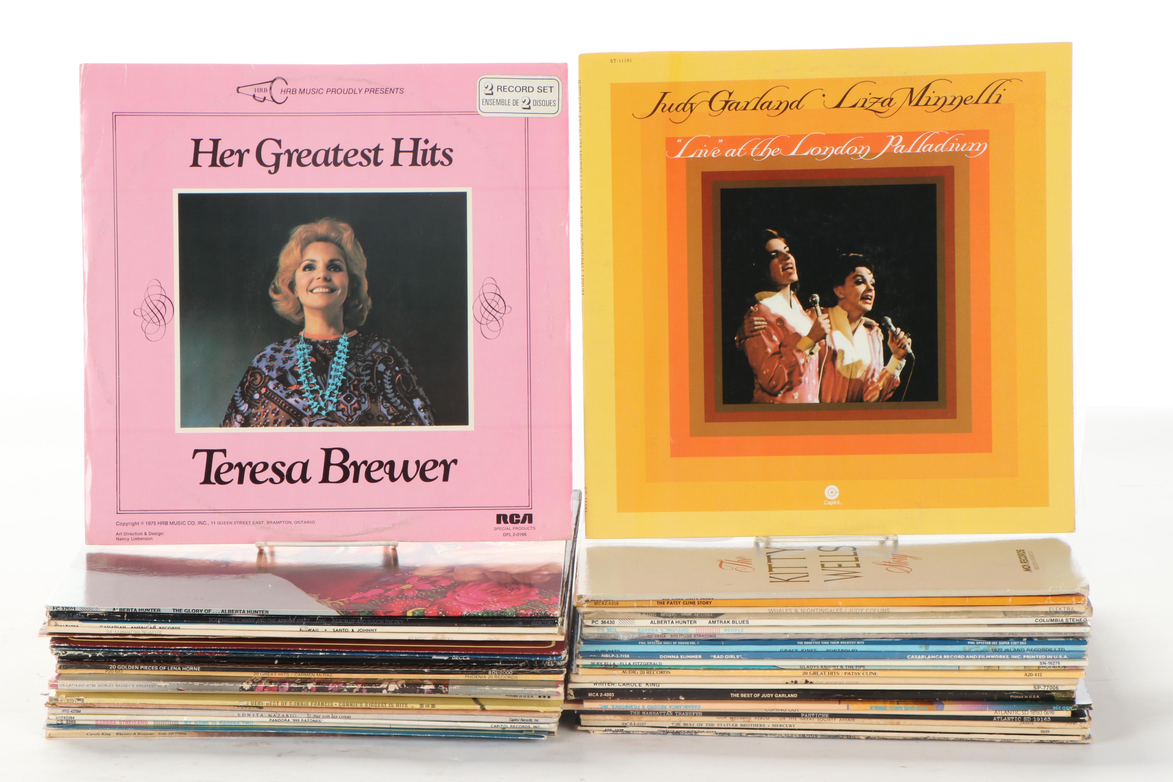 Barbra Streisand, Carole King, Carmen McRae, Patsy Cline, Other LP Records