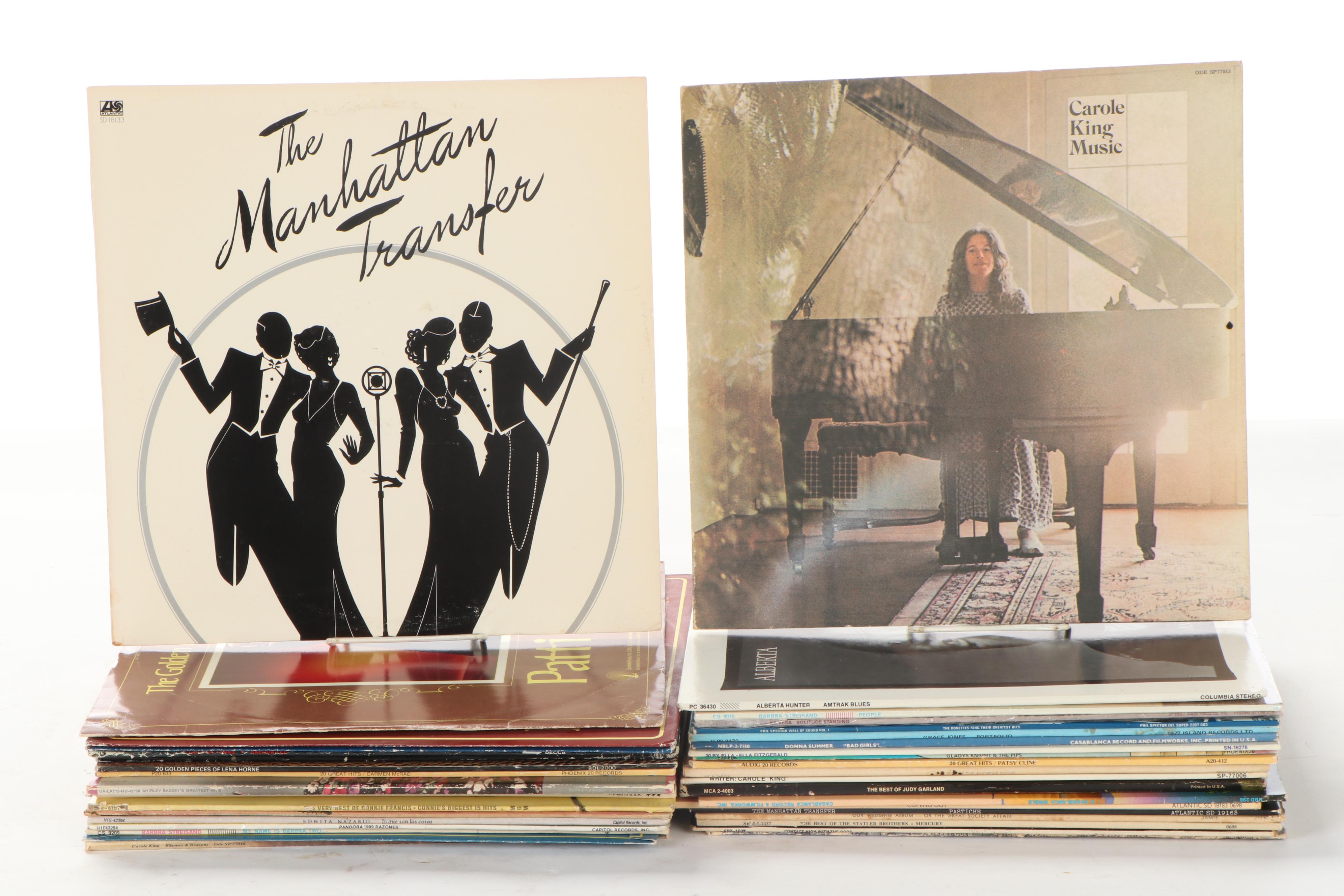 Barbra Streisand, Carole King, Carmen McRae, Patsy Cline, Other LP Records