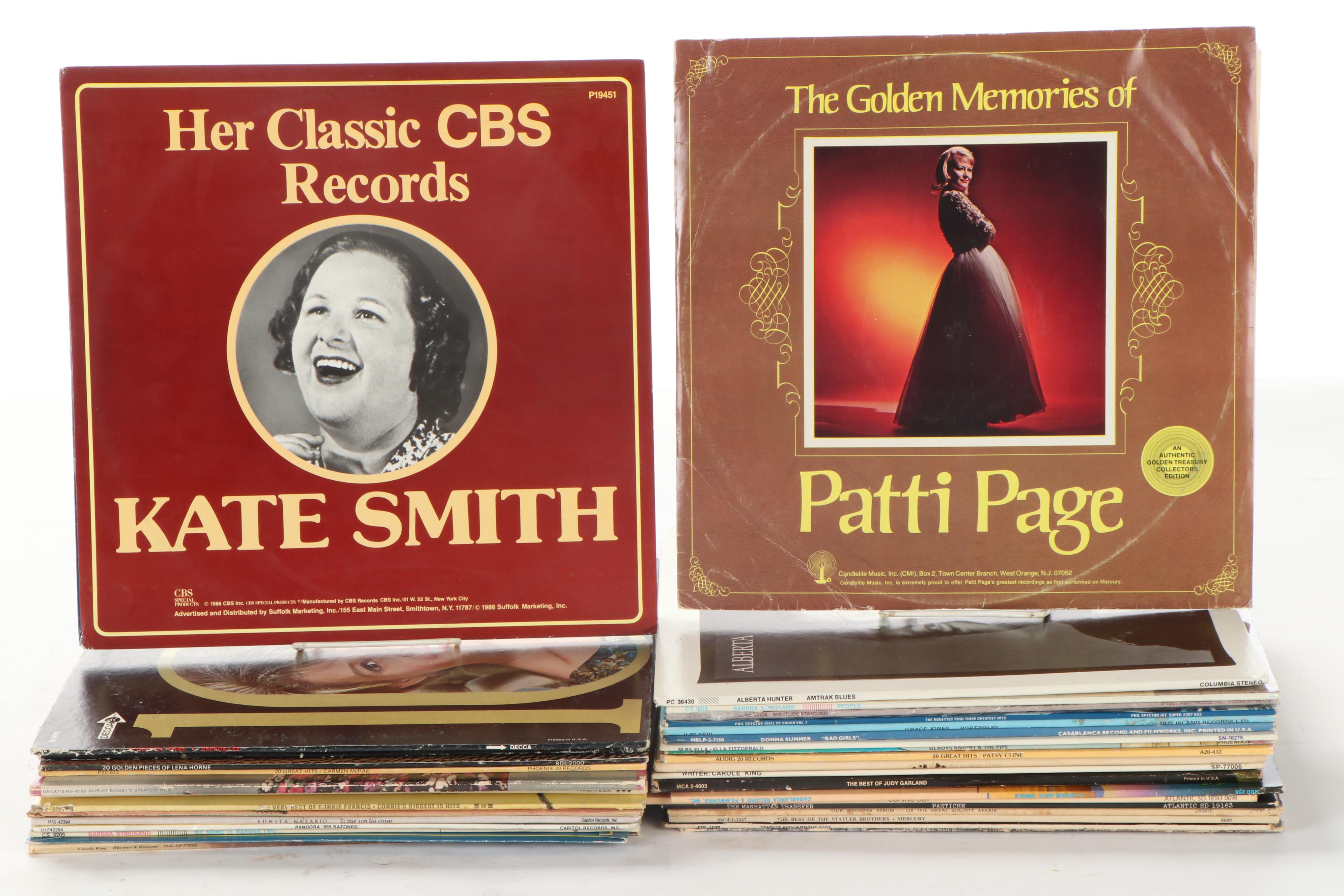 Barbra Streisand, Carole King, Carmen McRae, Patsy Cline, Other LP Records