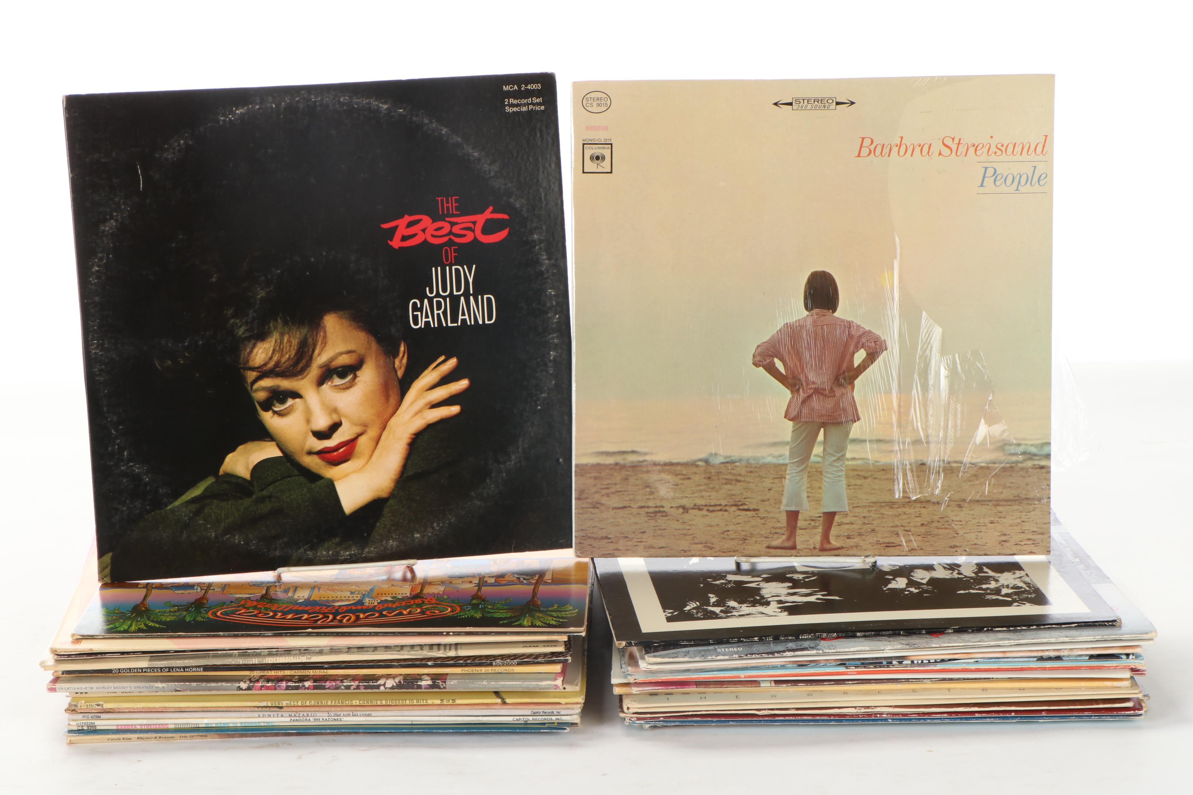 Barbra Streisand, Carole King, Carmen McRae, Patsy Cline, Other LP Records