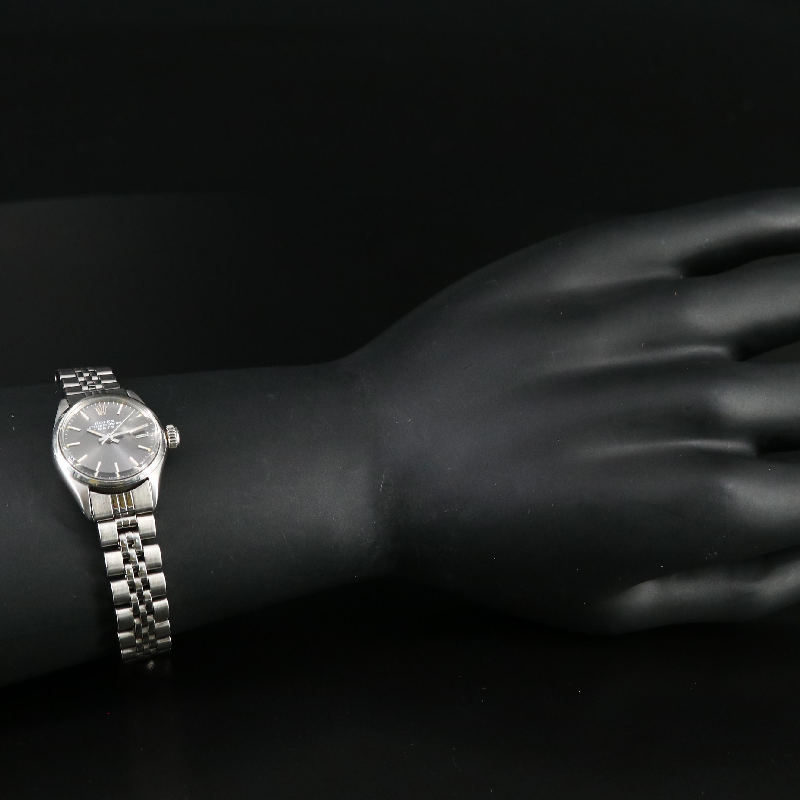 1971 Rolex Date Stainless Steel Automatic Watch