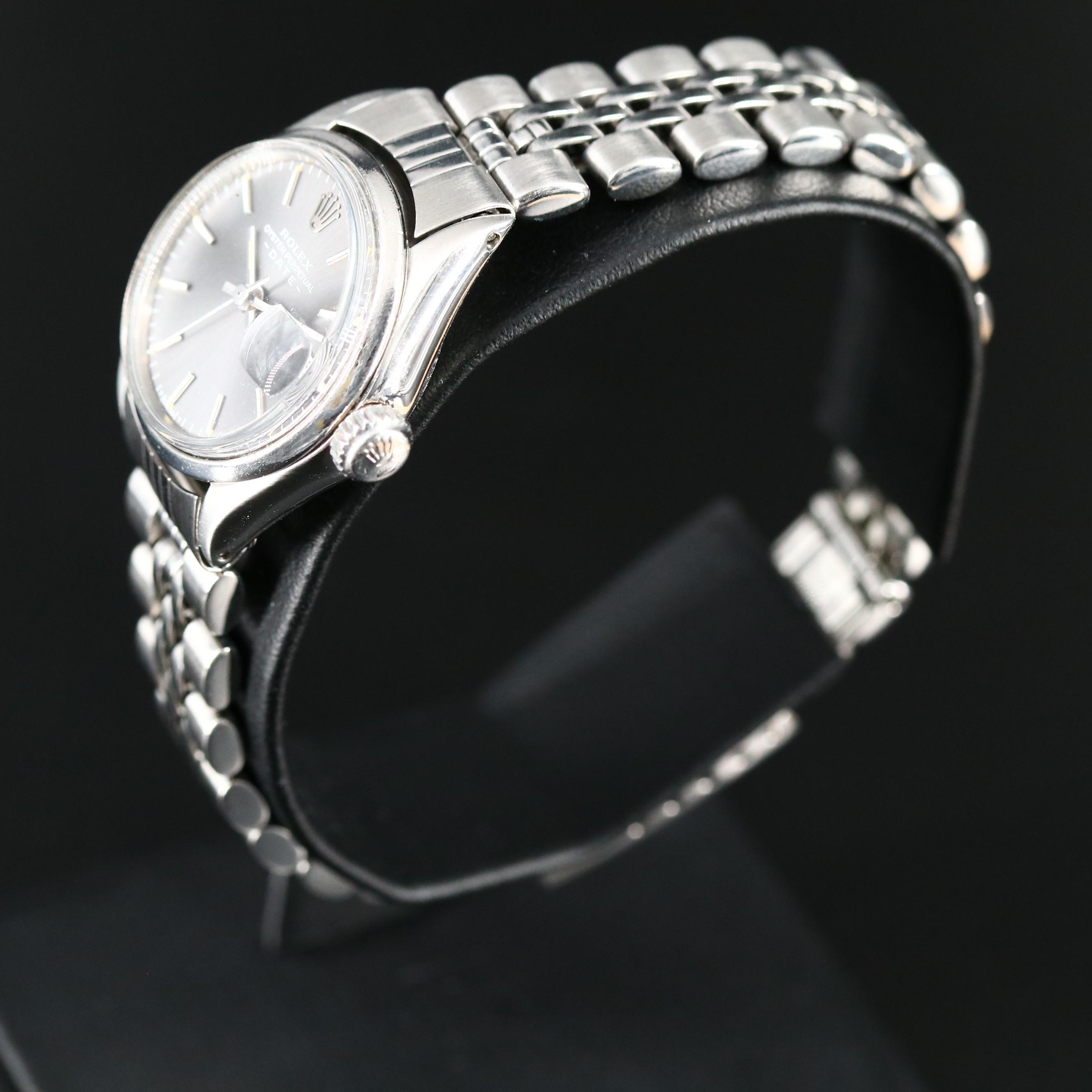 1971 Rolex Date Stainless Steel Automatic Watch