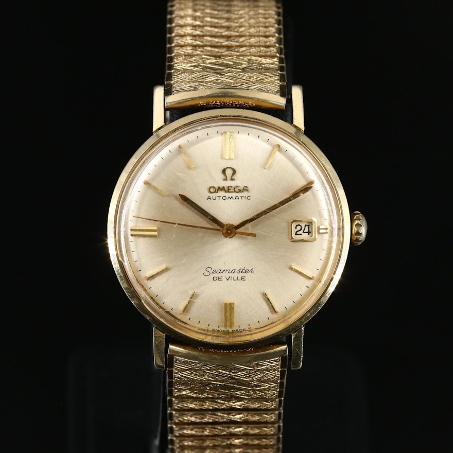 1966 Omega Seamaster DeVille 14K Gold Filled Automatic Wristwatch