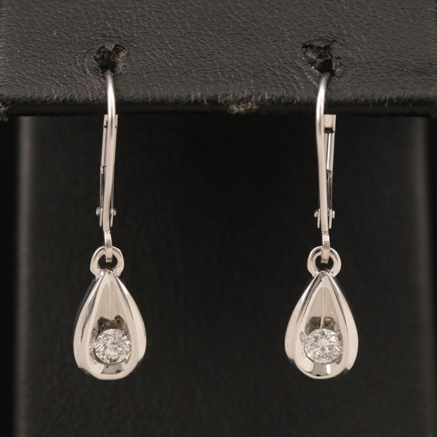 14K Diamond Earrings