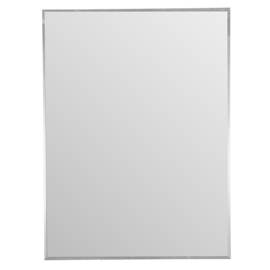 32" Rectangular Mirror with Beveled Edges