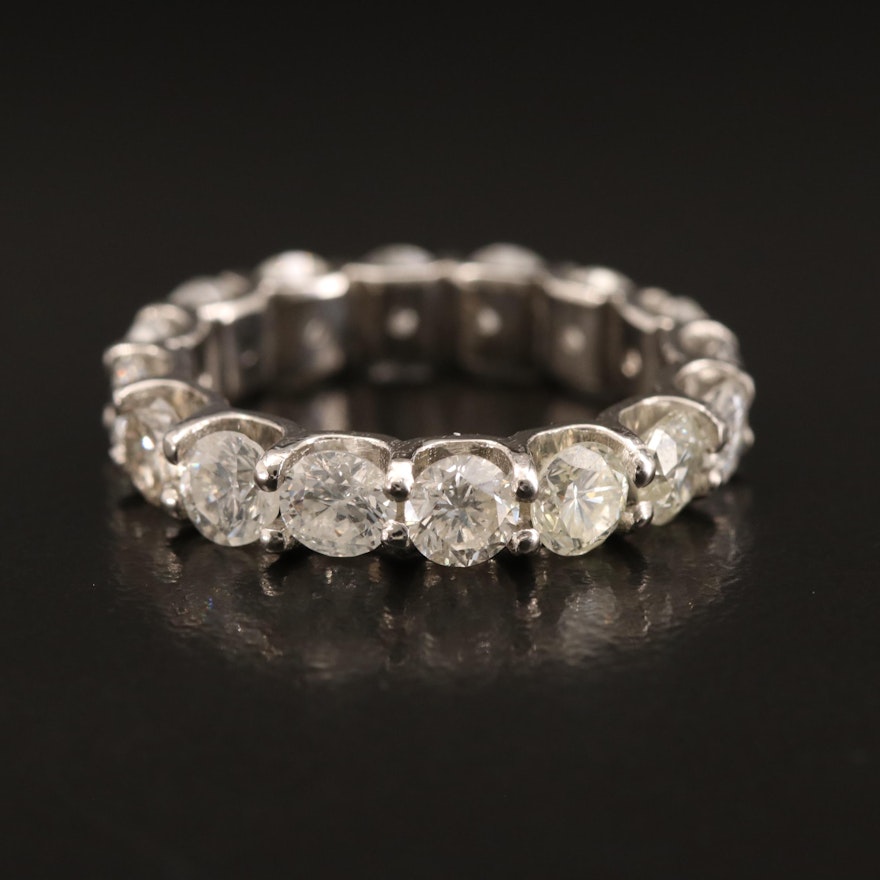 Platinum 3.80 CTW Diamond Eternity Band