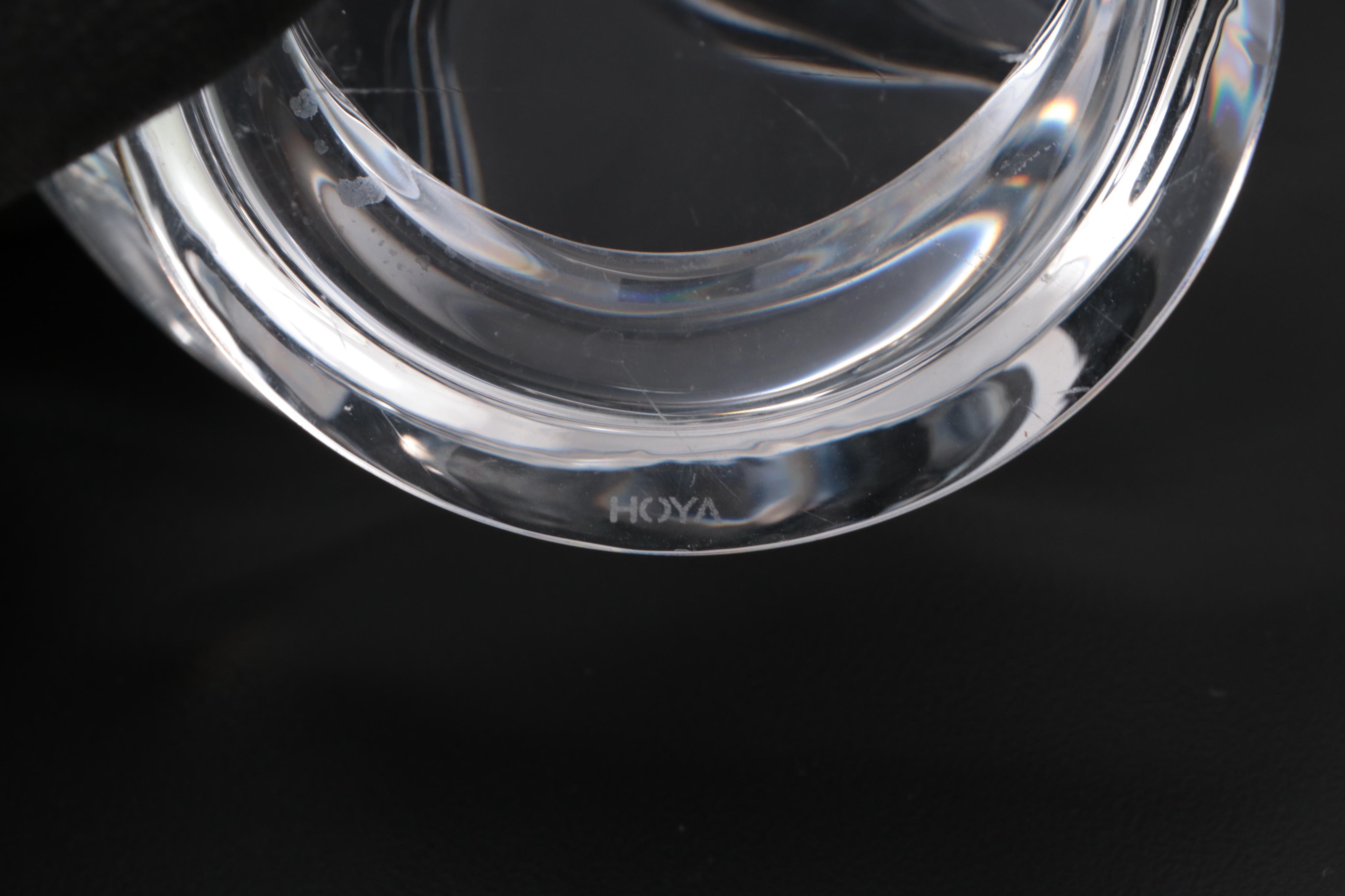 Tiffany & Co., Hoya and Steuben Golf Motif Glass Paperweights