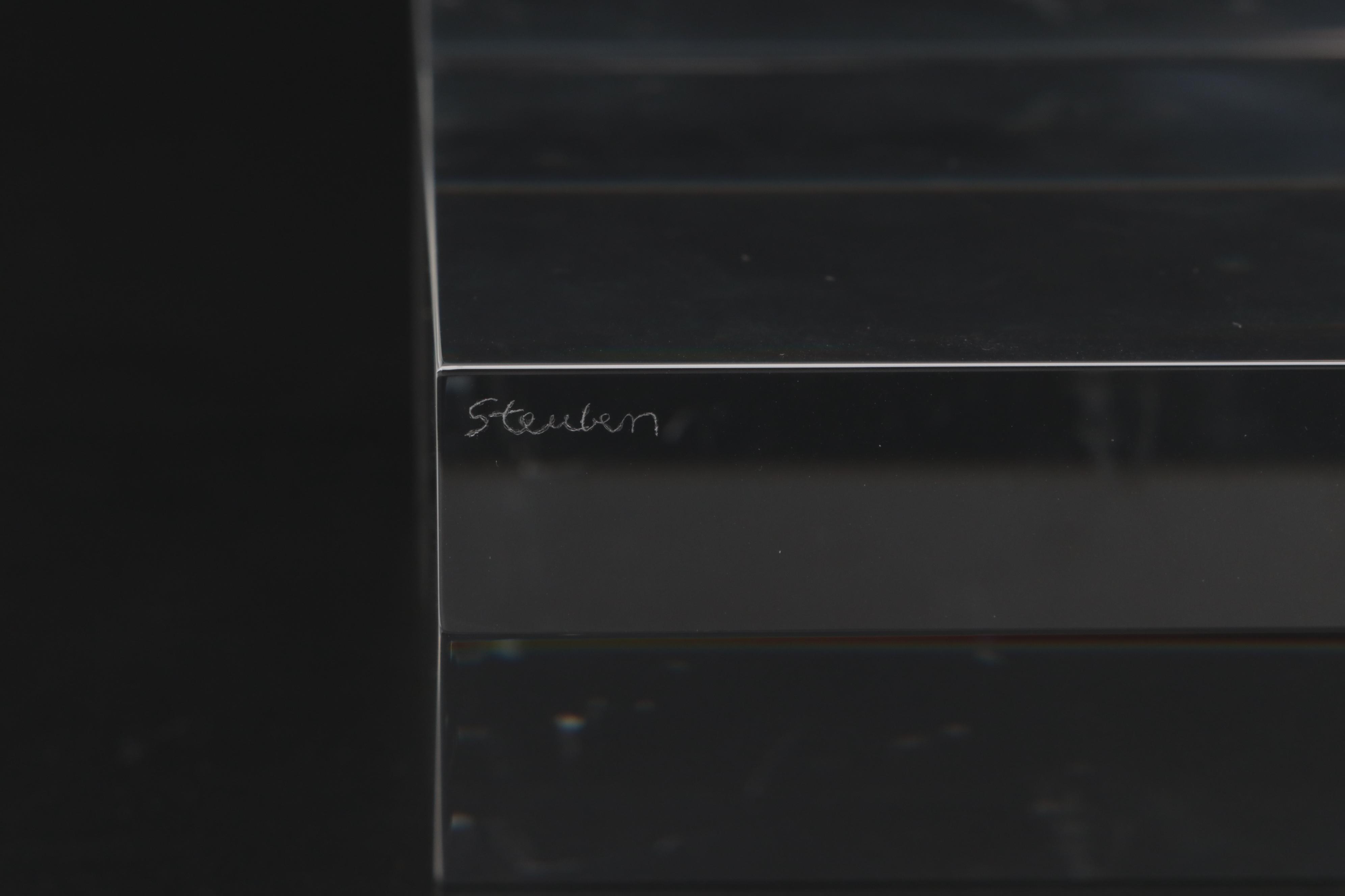 Tiffany & Co., Hoya and Steuben Golf Motif Glass Paperweights