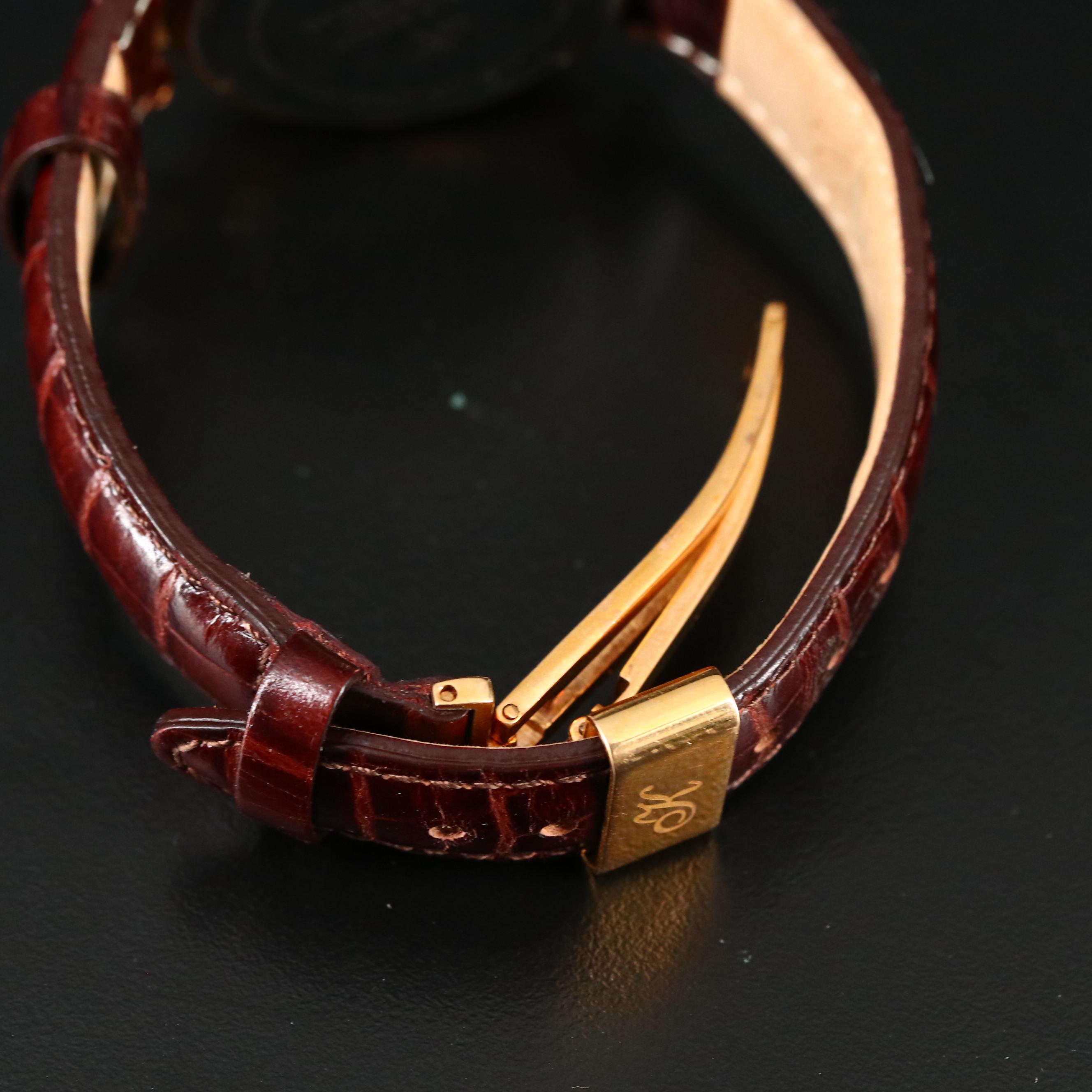 Klaus-Kobec Diamond Stainless Steel Chronograph Watch