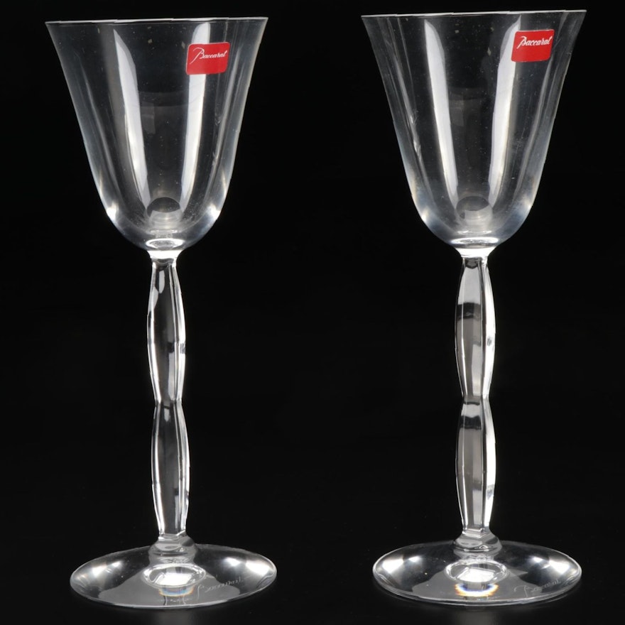 Baccarat "Onde" Crystal Wine Glasses, 2001–2013