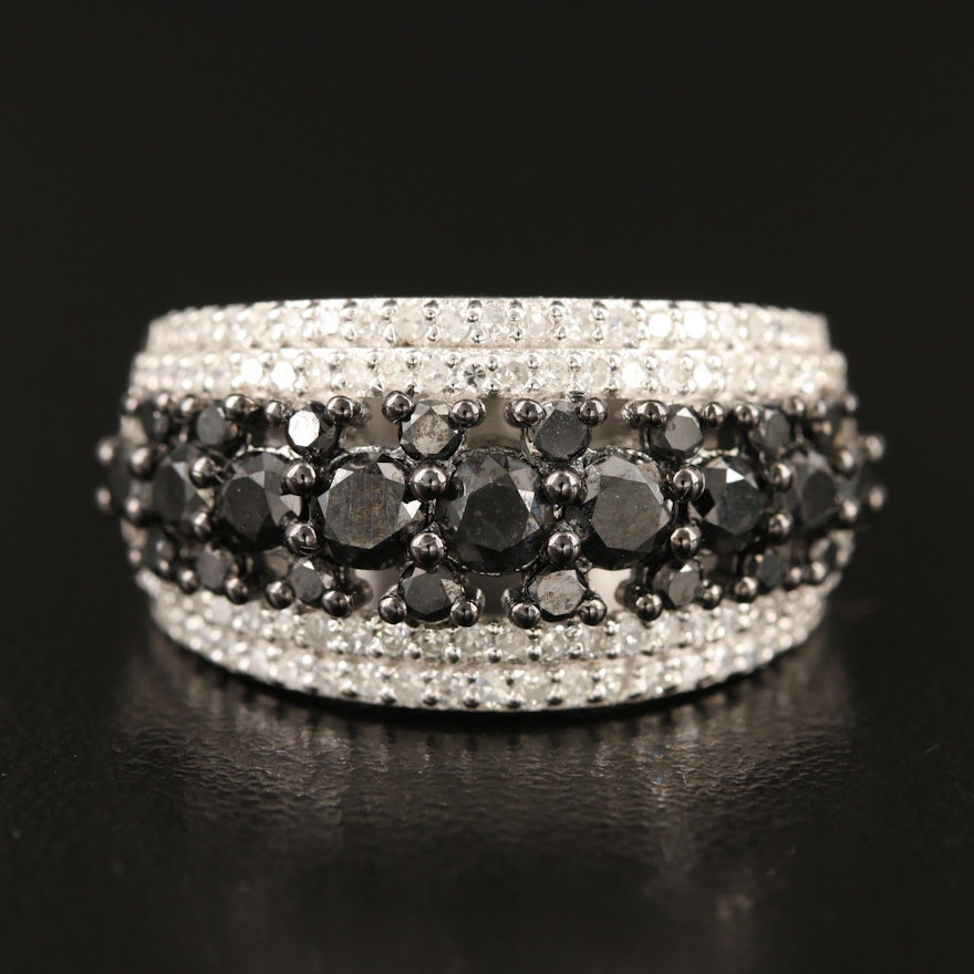 Sterling 2.00 CTW Diamond Tapered Band