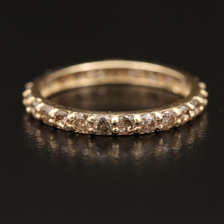 14K 1.00 CTW Diamond Eternity Band