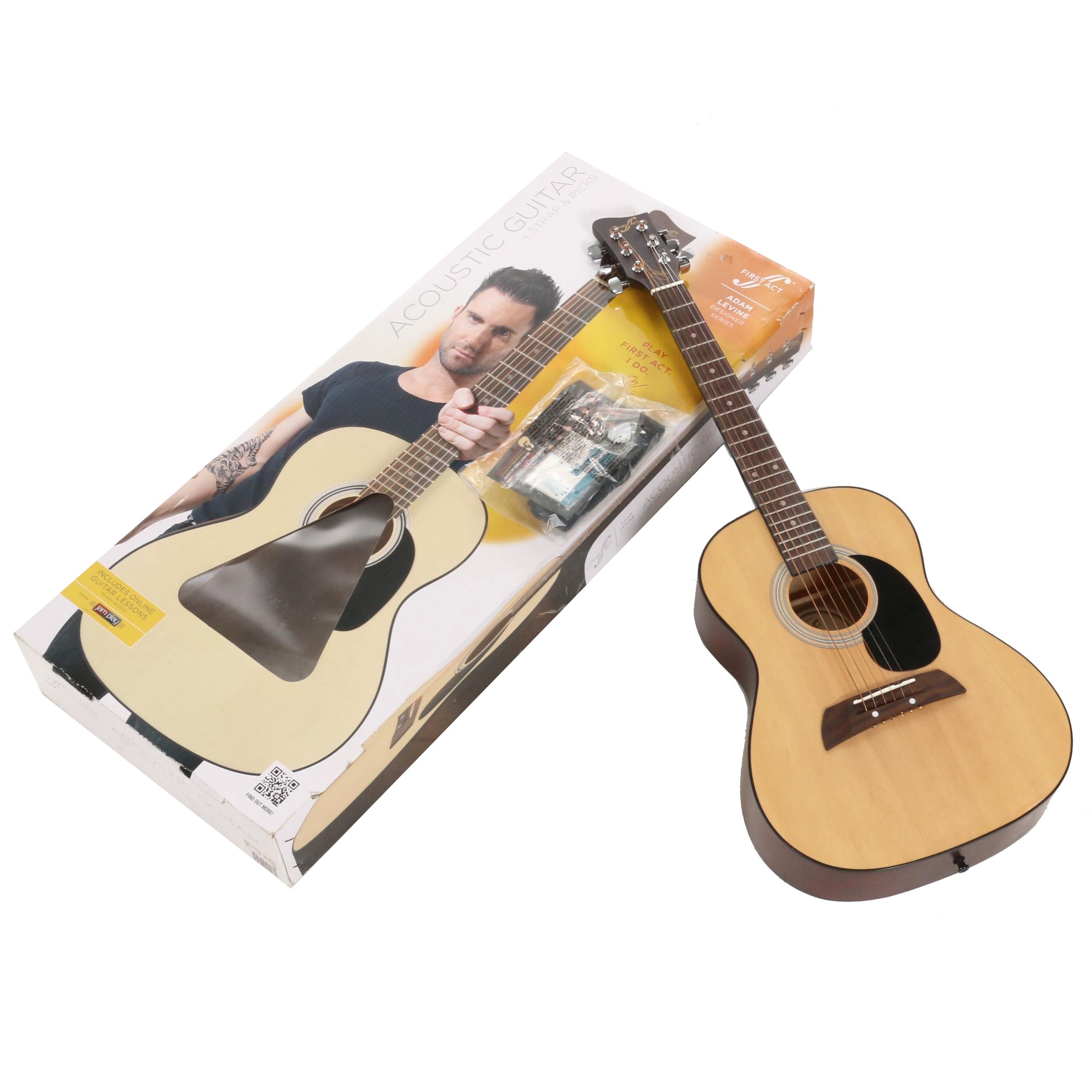 First Act AL363 Adam Levine Designer Series Acoustic Guitar