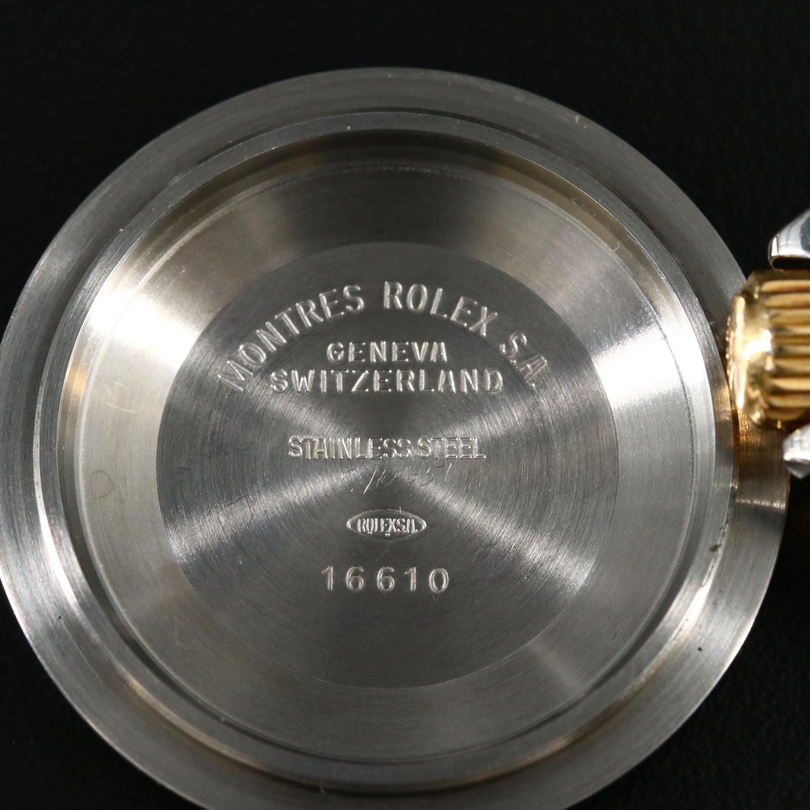 1997 Rolex Submariner Date 18K Gold and Stainless Steel Automatic Watch