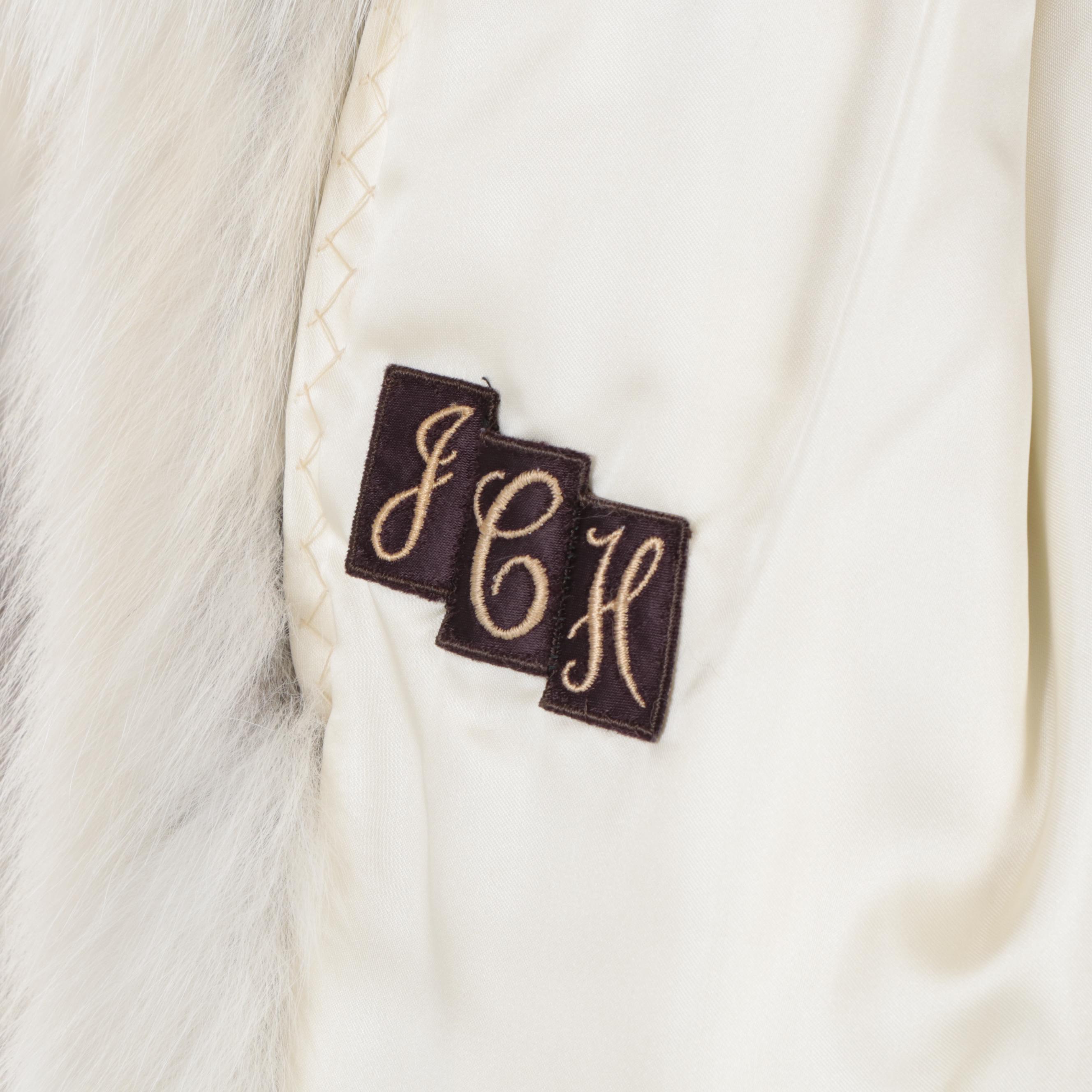 Golden Island Fox Fur Full Pelt Stroller Coat