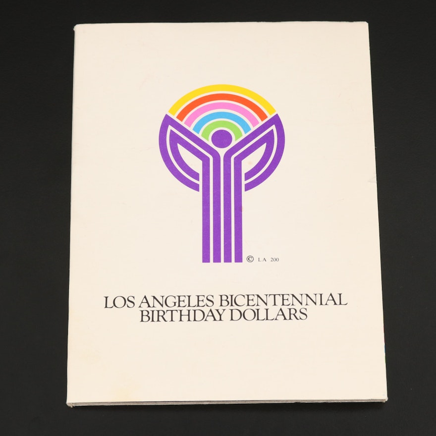 Los Angeles Bicentennial Commemorative Birthday Dollars Set
