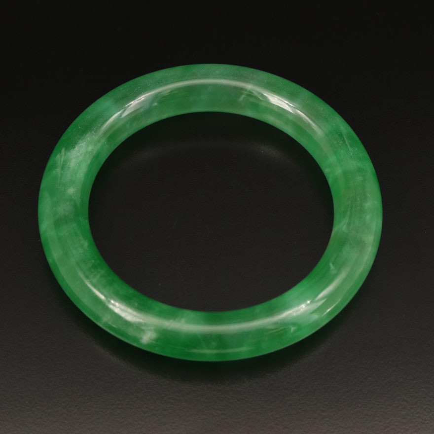 Jadeite Hololith Bangle