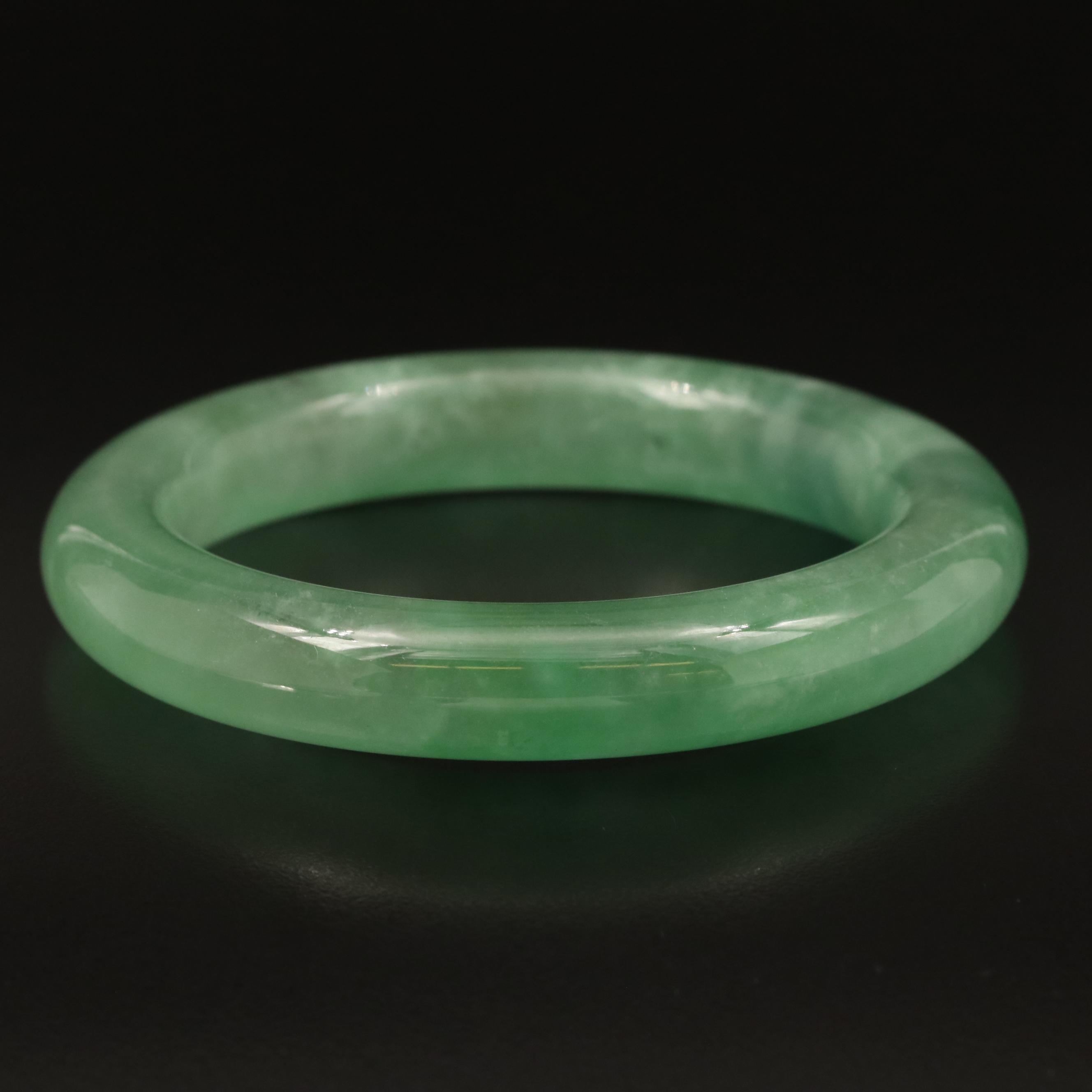 Jadeite Hololith Bangle