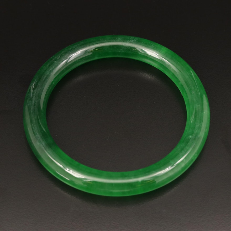 Jadeite Hololith Bangle