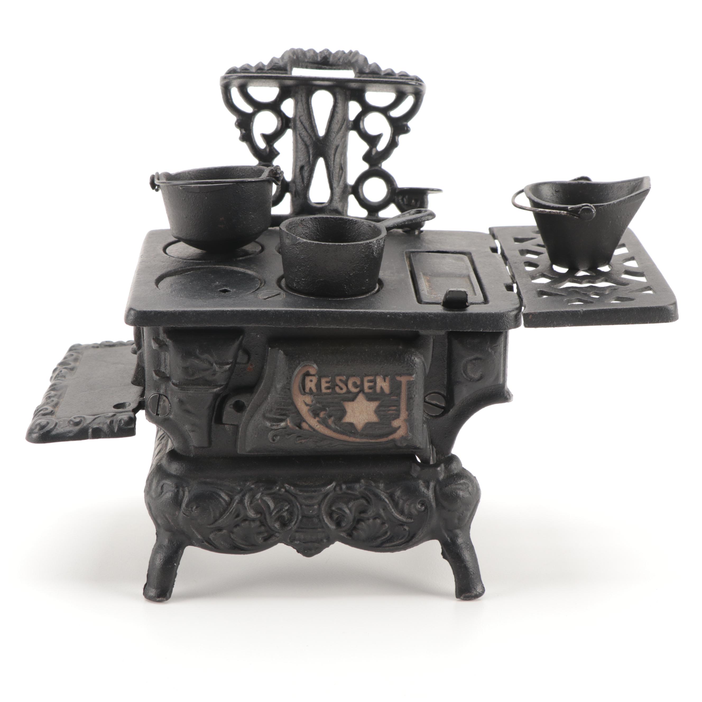 Crescent Cast Iron Toy Stove
