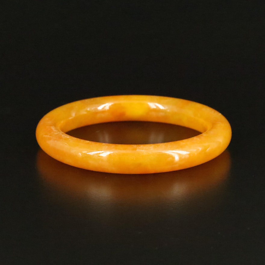 Jadeite Hololith Bangle