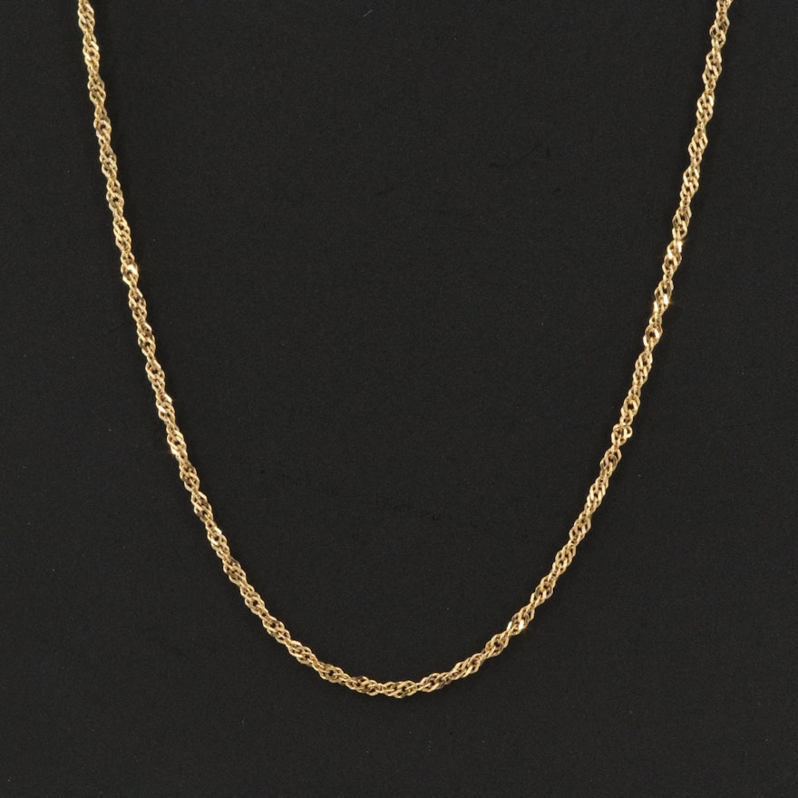 Italian 14K Chain Necklace