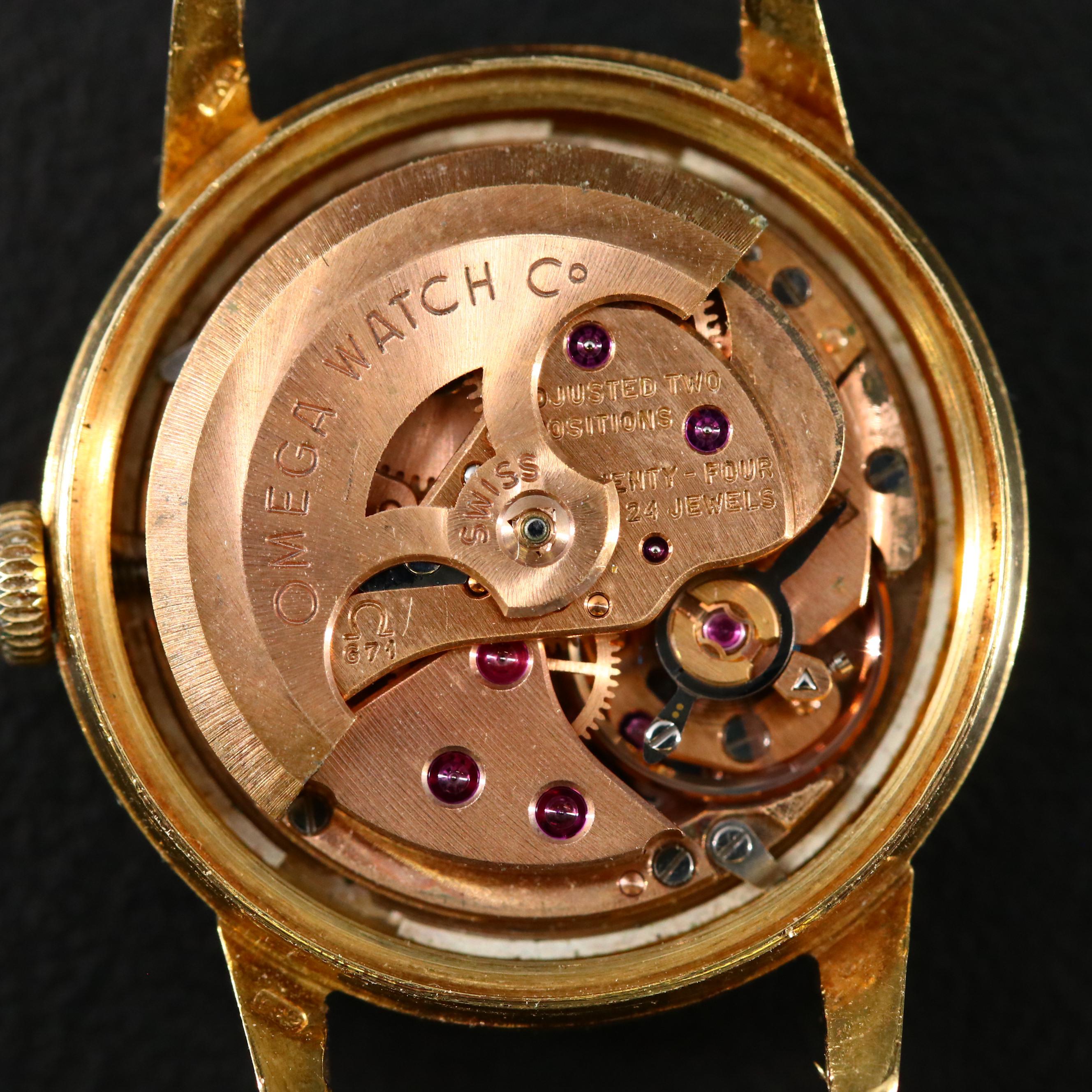 18K Omega Ladymatic Automatic Watch
