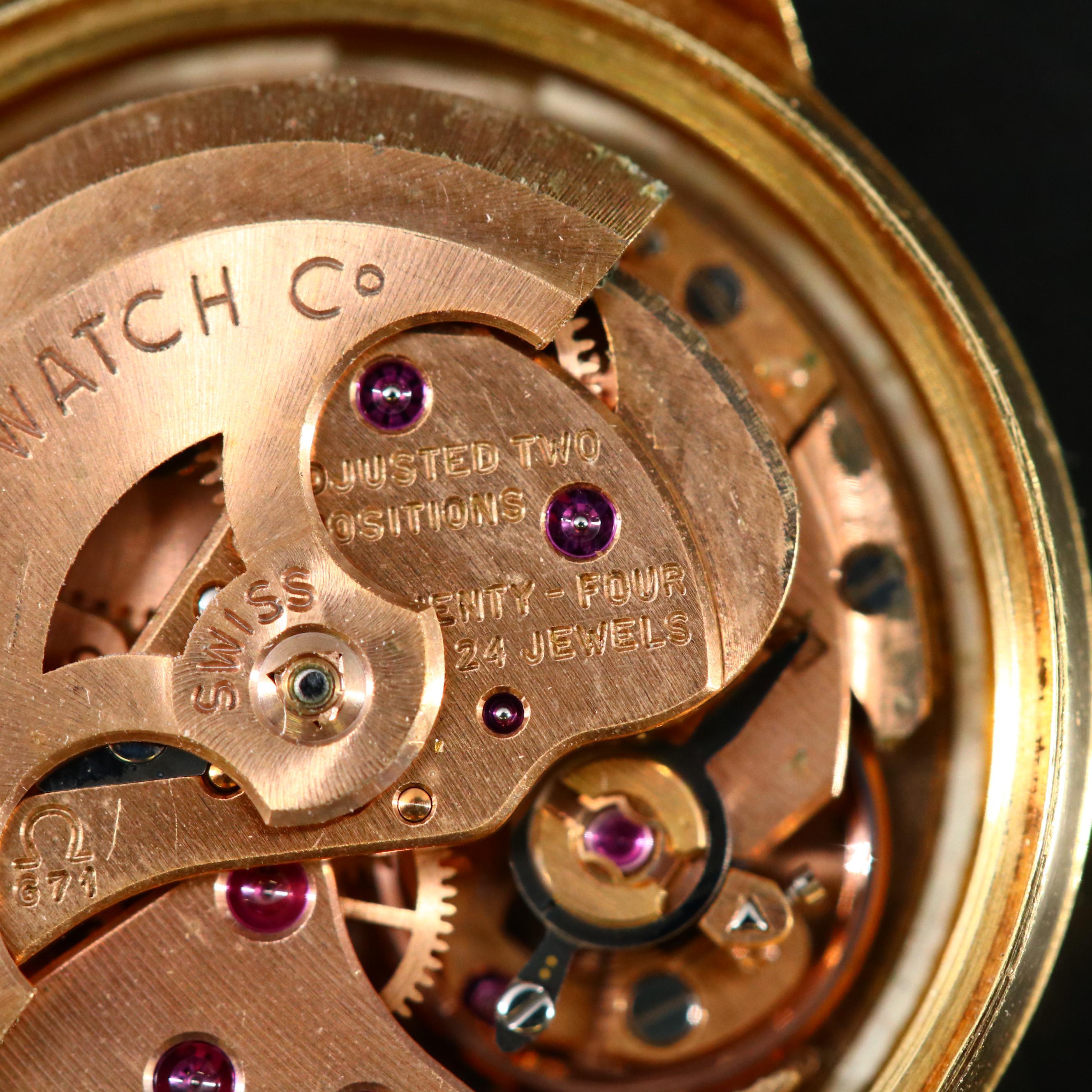 18K Omega Ladymatic Automatic Watch