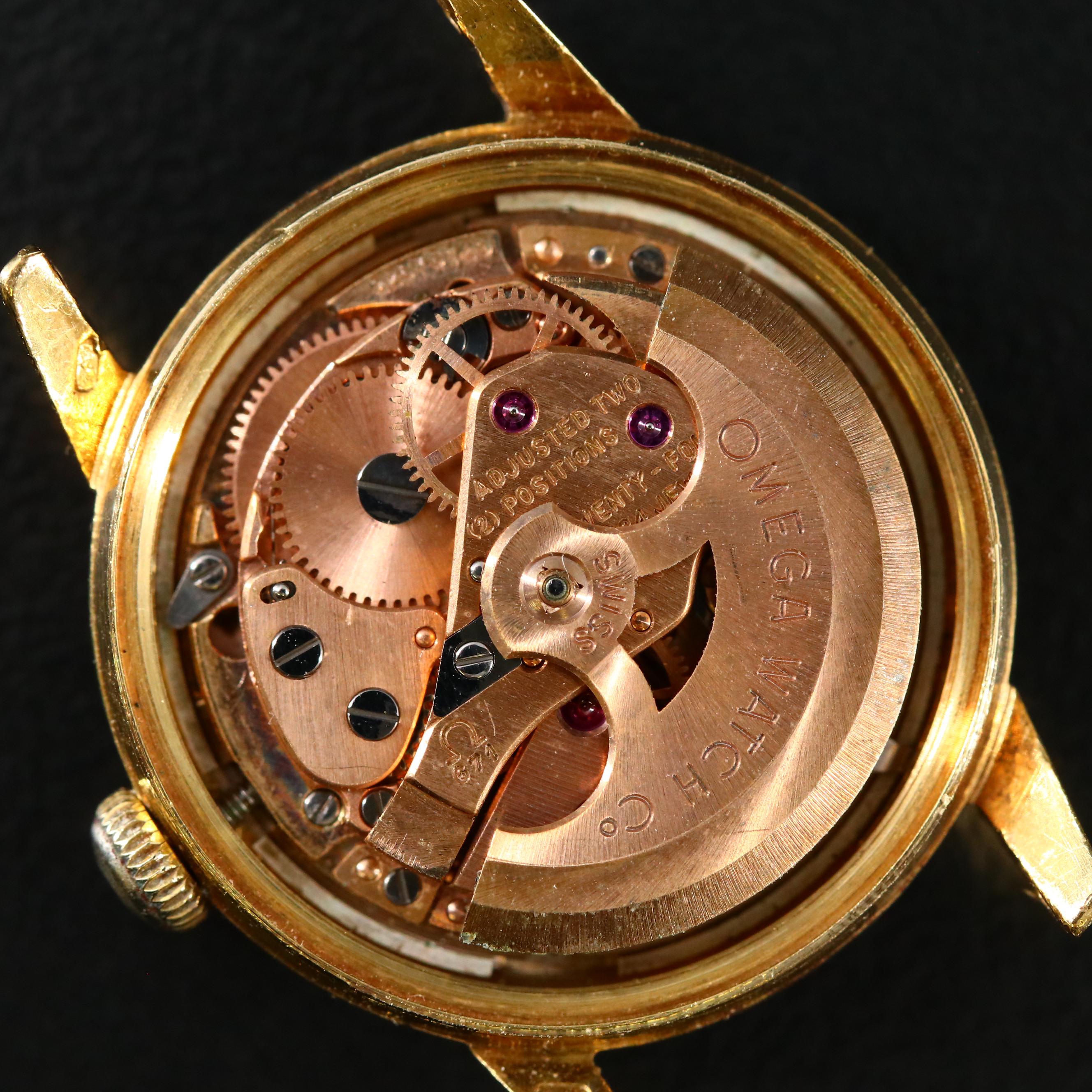 18K Omega Ladymatic Automatic Watch