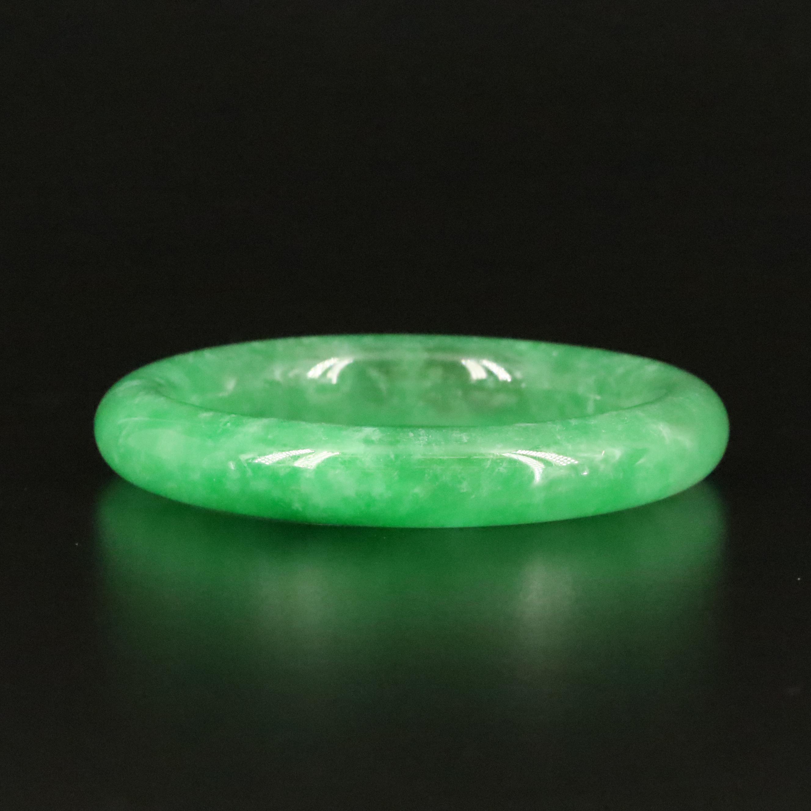 Jadeite Hololith Bangle