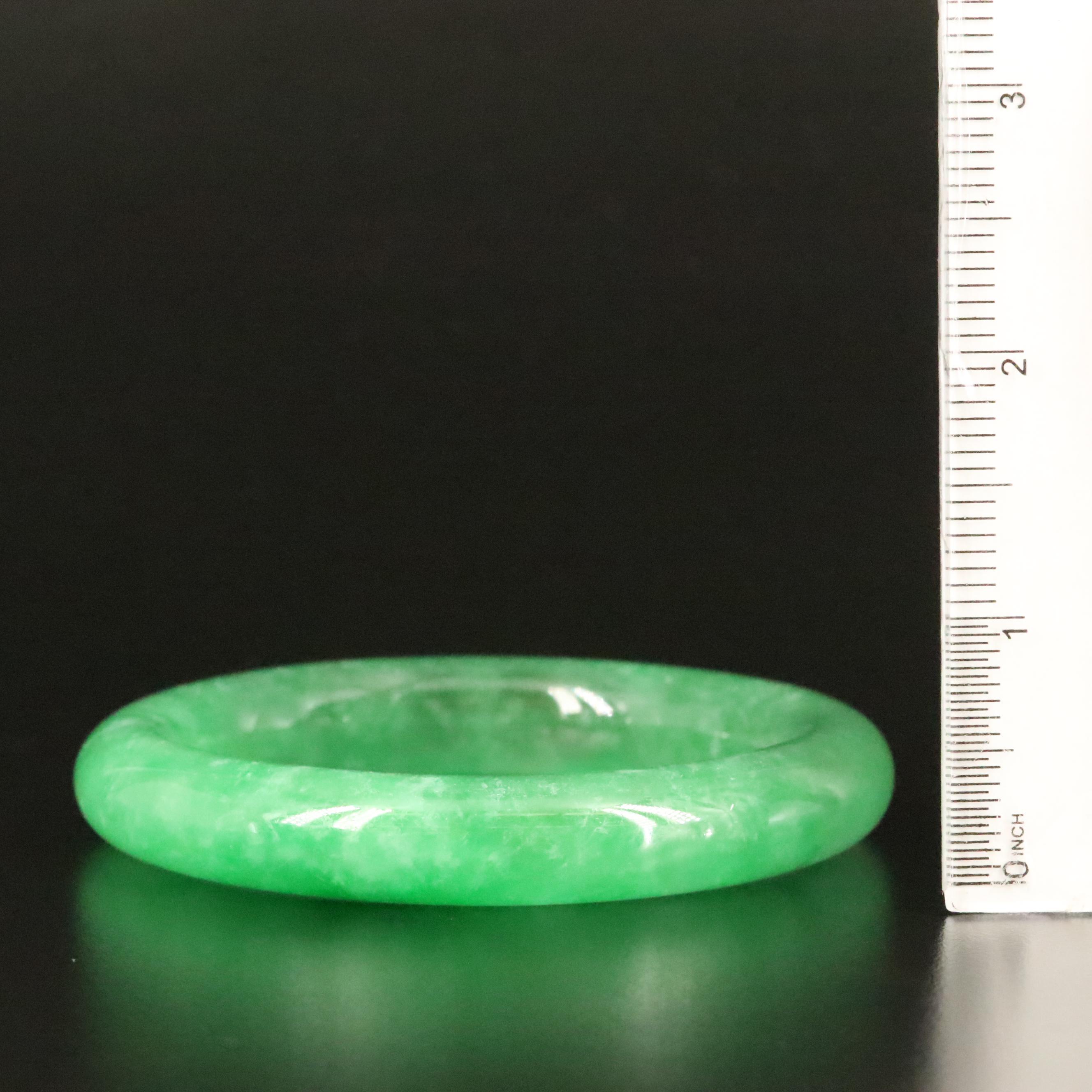 Jadeite Hololith Bangle