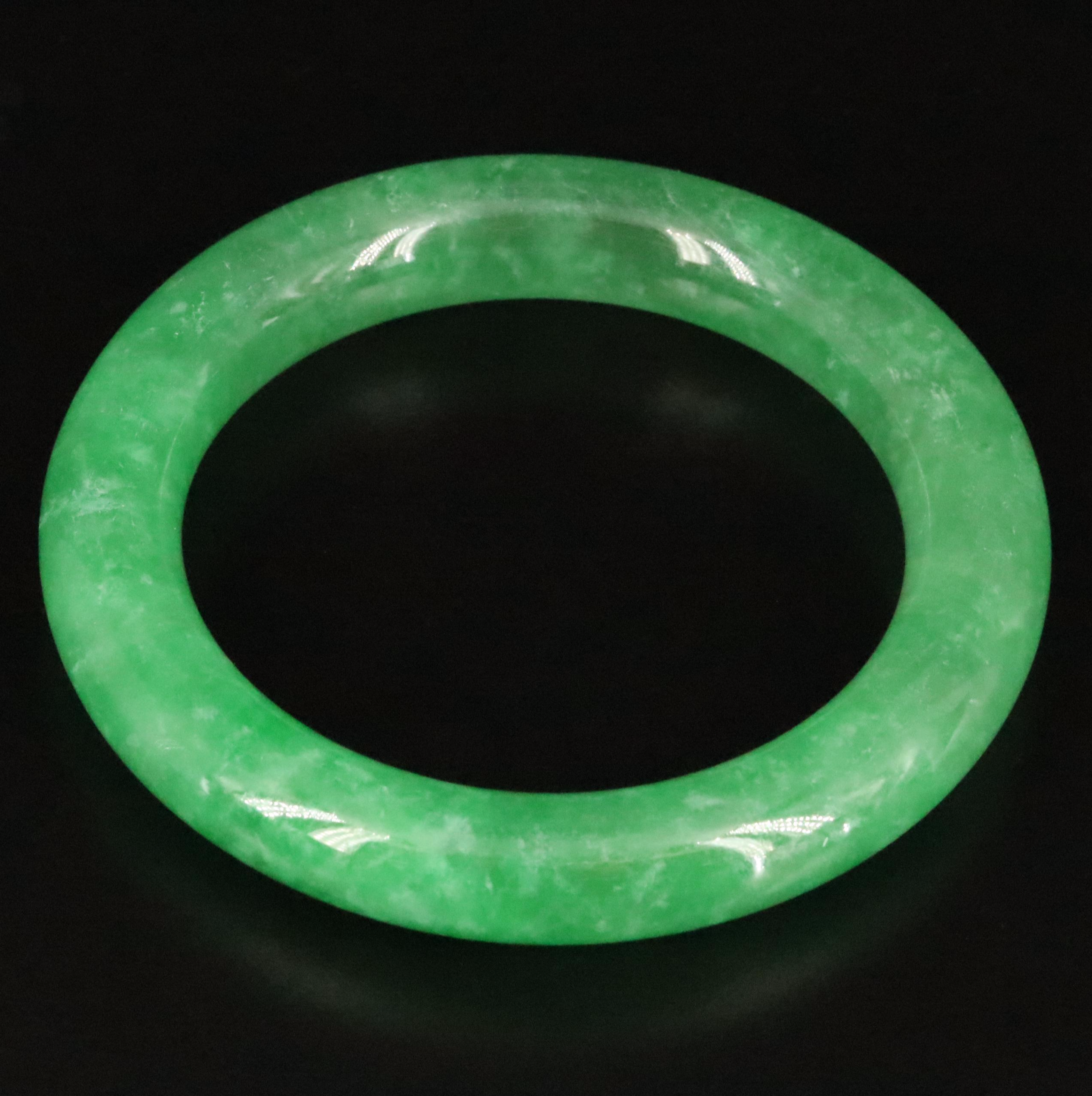 Jadeite Hololith Bangle