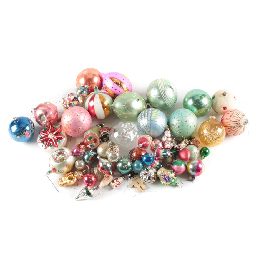 Shiny Brite, Lenox and Other Mid- Century Blown Glass Ornaments