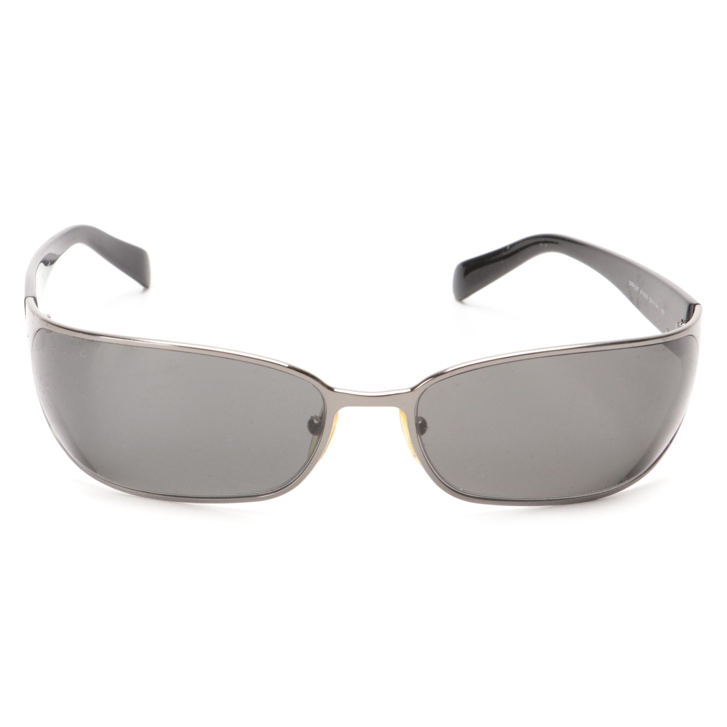 Prada Rectangular Wrap Sunglasses with Case