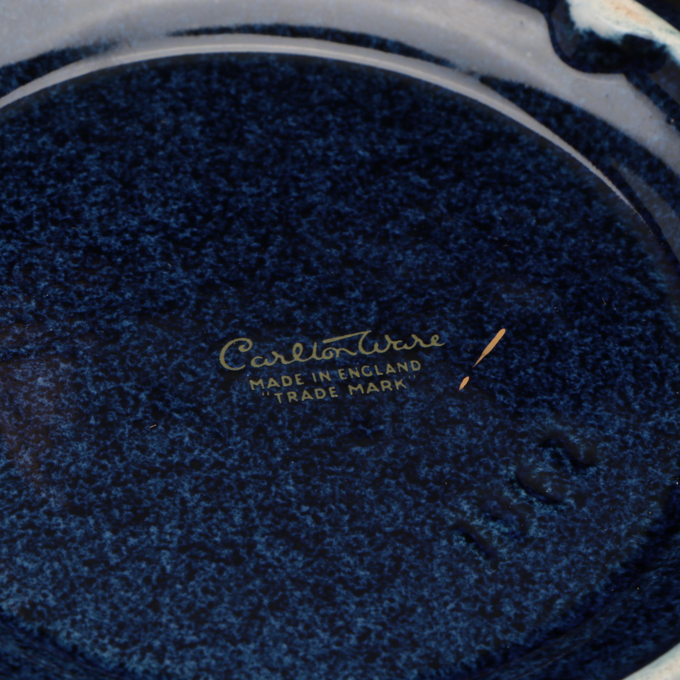 Carlton Ware Porcelain Ginger Jar and Saucer